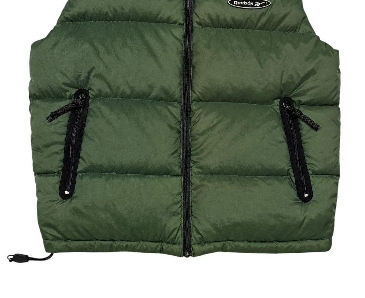 Reebok × Vintage Vtg🔥Reebok Puffer Goose Down Reversible Vest Jacket Size 40L - 6 Thumbnail