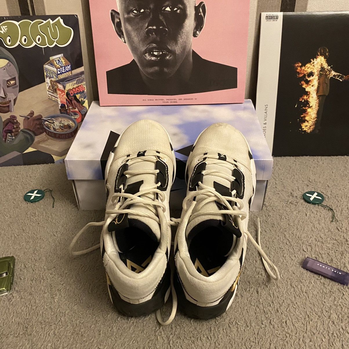 NBA × Nike Nike PG 6 (White Black Orange Chalk) Size US 10 / EU 43 - 4 Thumbnail