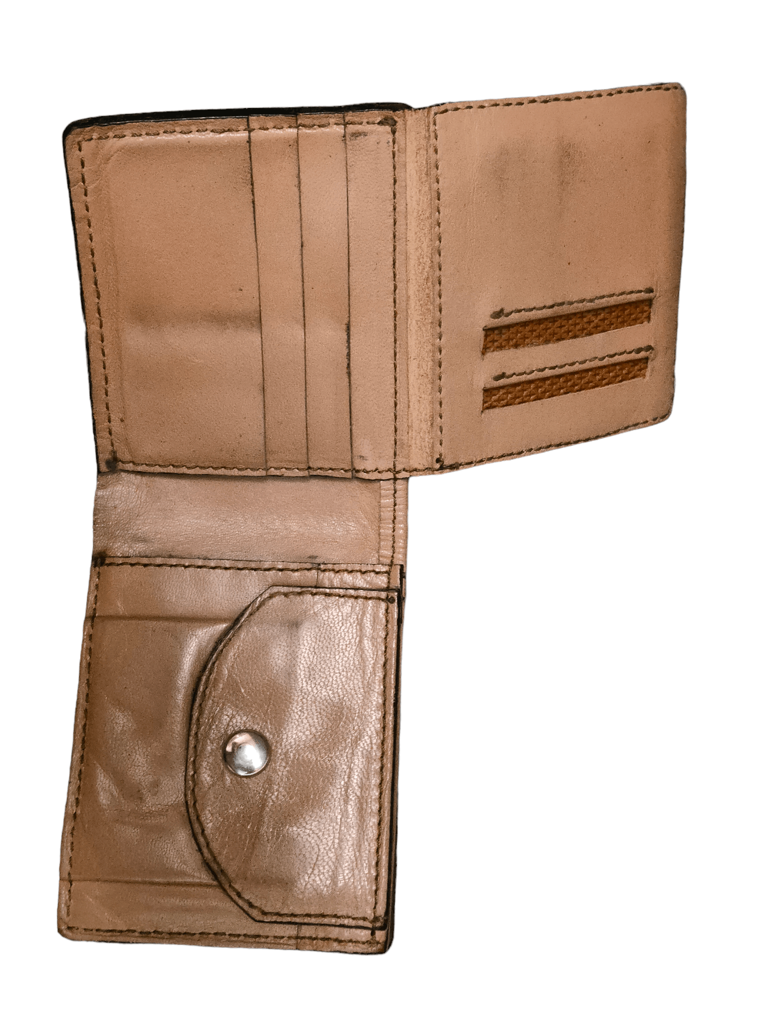 LEATHER WALLET 'KULIT BESI' VINTAGE LEATHER HANDMADE