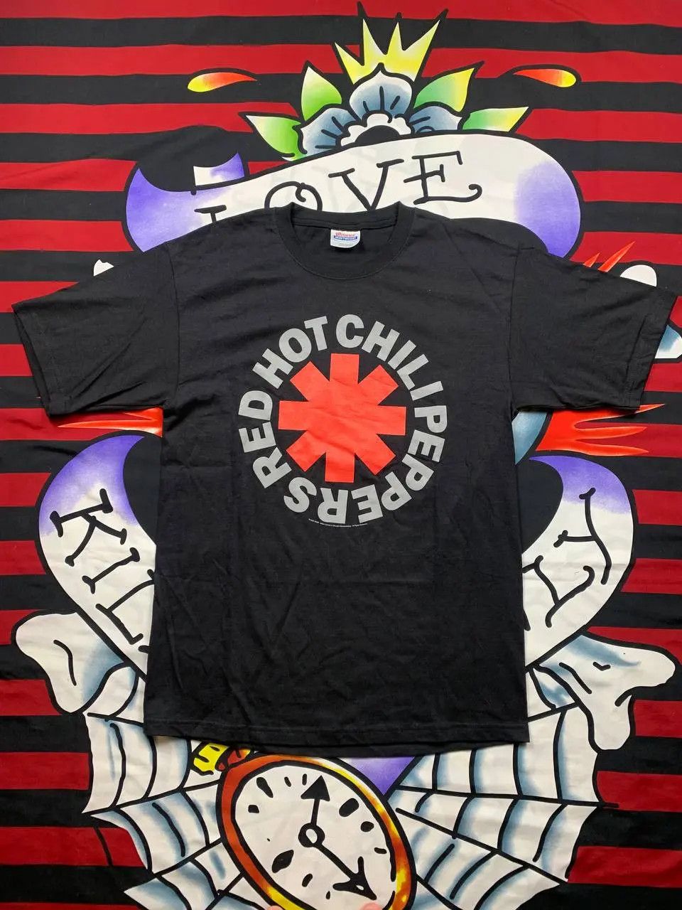 Band Tees Red Hot Chili Peppers black tshirt 2006 Size M Size US M / EU 48-50 / 2 - 1 Thumbnail