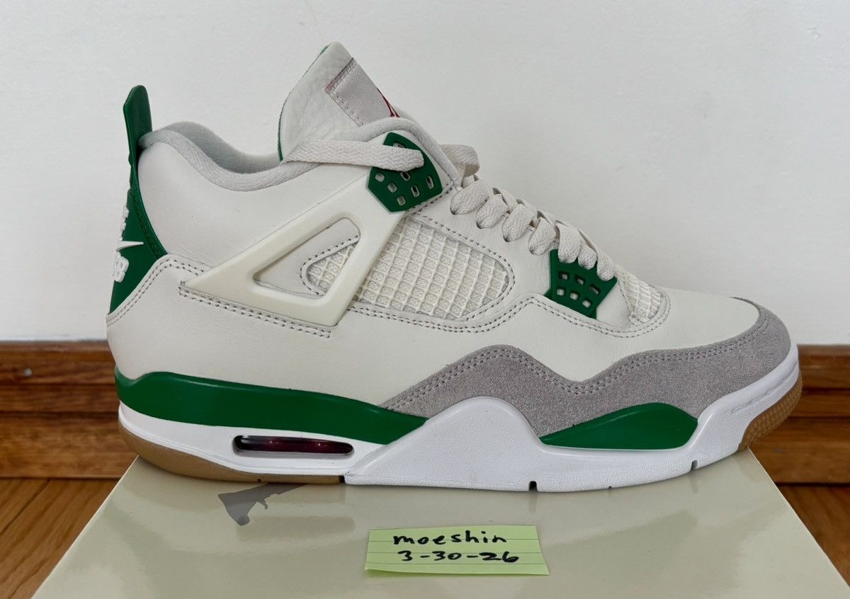 Jordan Brand Jordan 4 Retro SB Pine Green Size US 9 / EU 42 - 2 Thumbnail