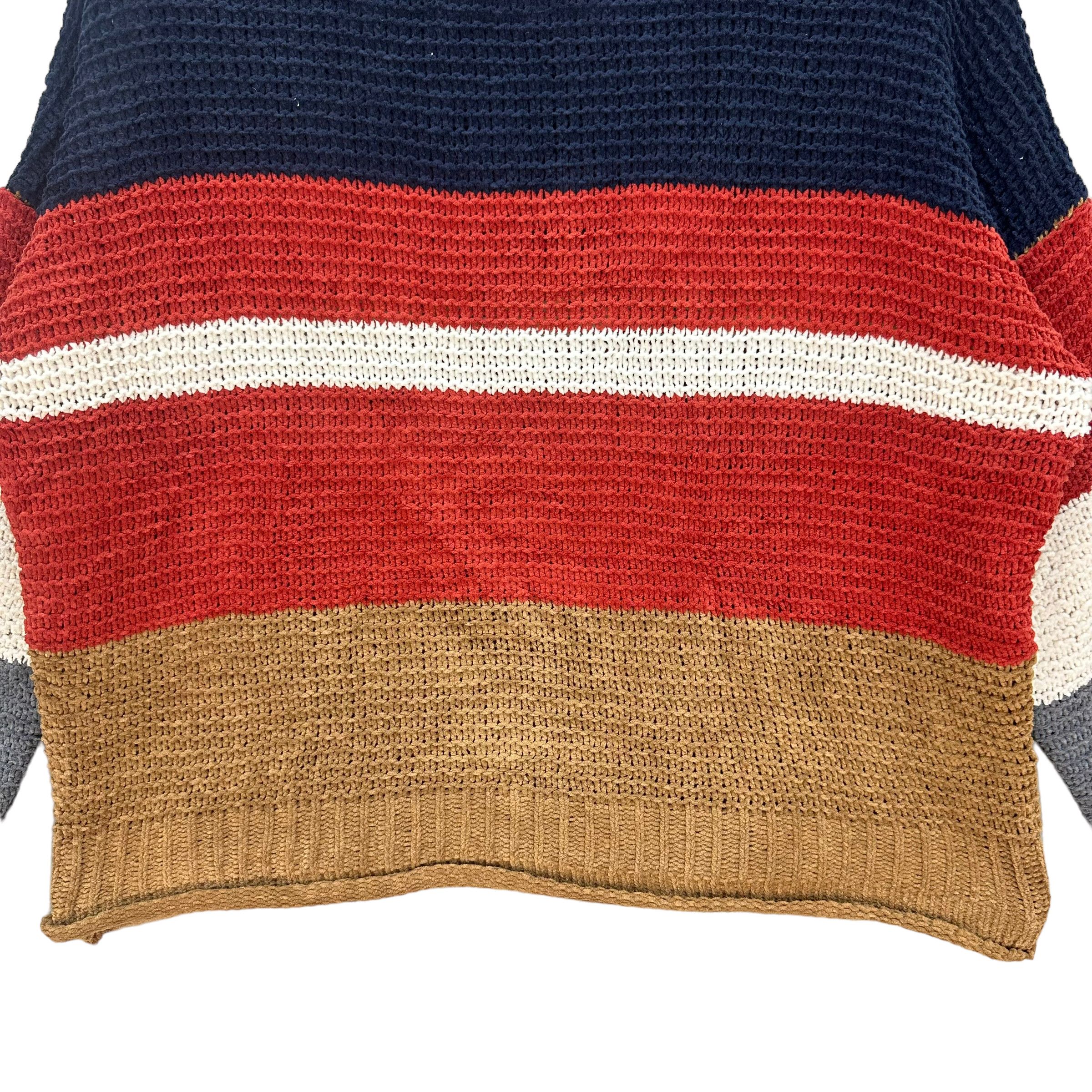 Japanese Brand NICO AND ... COLORBLOCK KNITTED SWEATER #8426-008 Size M / US 6-8 / IT 42-44 - 3 Thumbnail