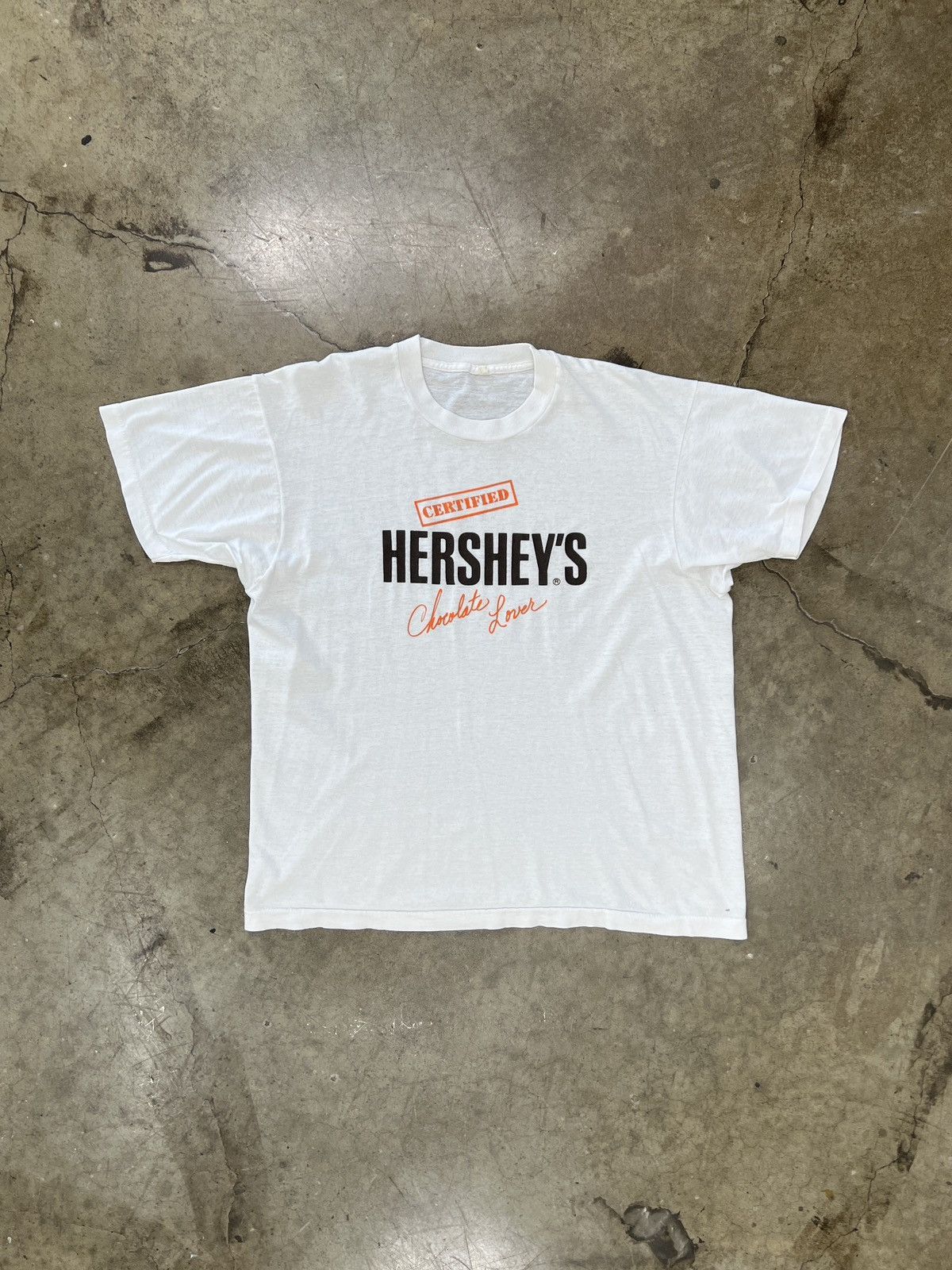 Vintage Vintage Hershey's Chocolate Lover Single Stitch Tee Large Size US L / EU 52-54 / 3 - 2 Thumbnail