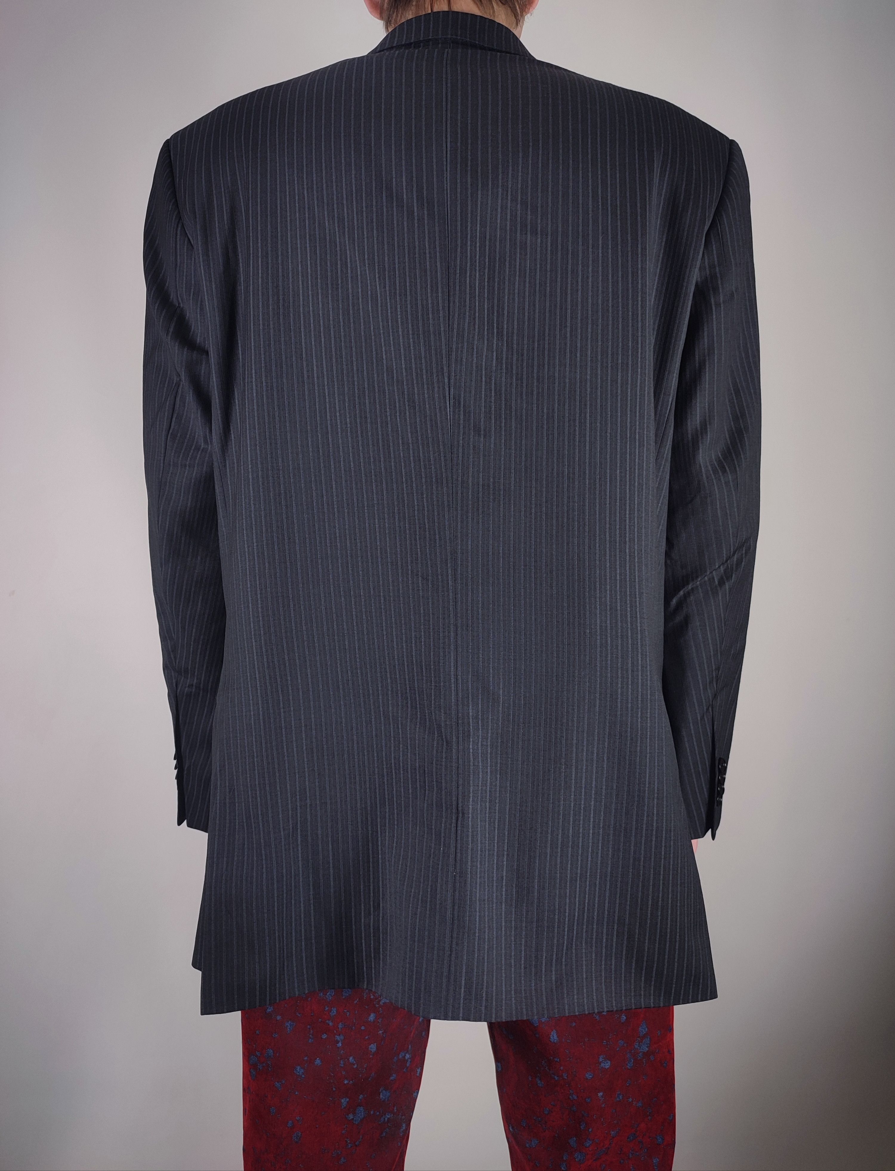 Balmain Vintage Balmain Stripe Long Blazer Size 48R - 5 Thumbnail