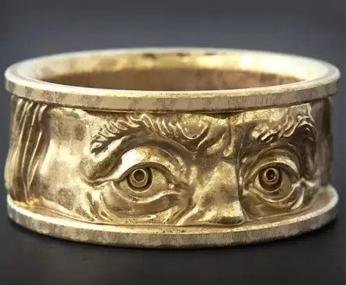 Vintage Benjamin Franklin Gold Ring(custom listing) Size ONE SIZE - 3 Thumbnail