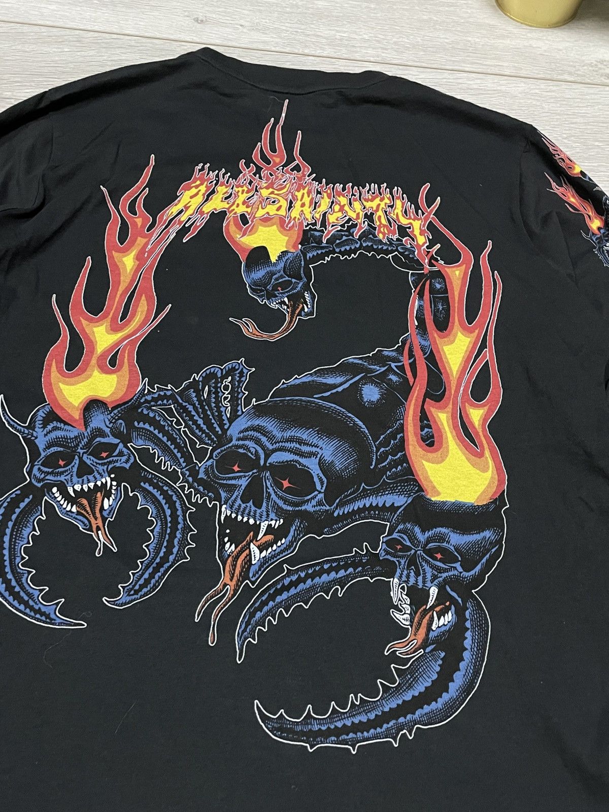 Allsaints All saints long sleeve with scorpion logo skull fire Size US M / EU 48-50 / 2 - 7 Thumbnail