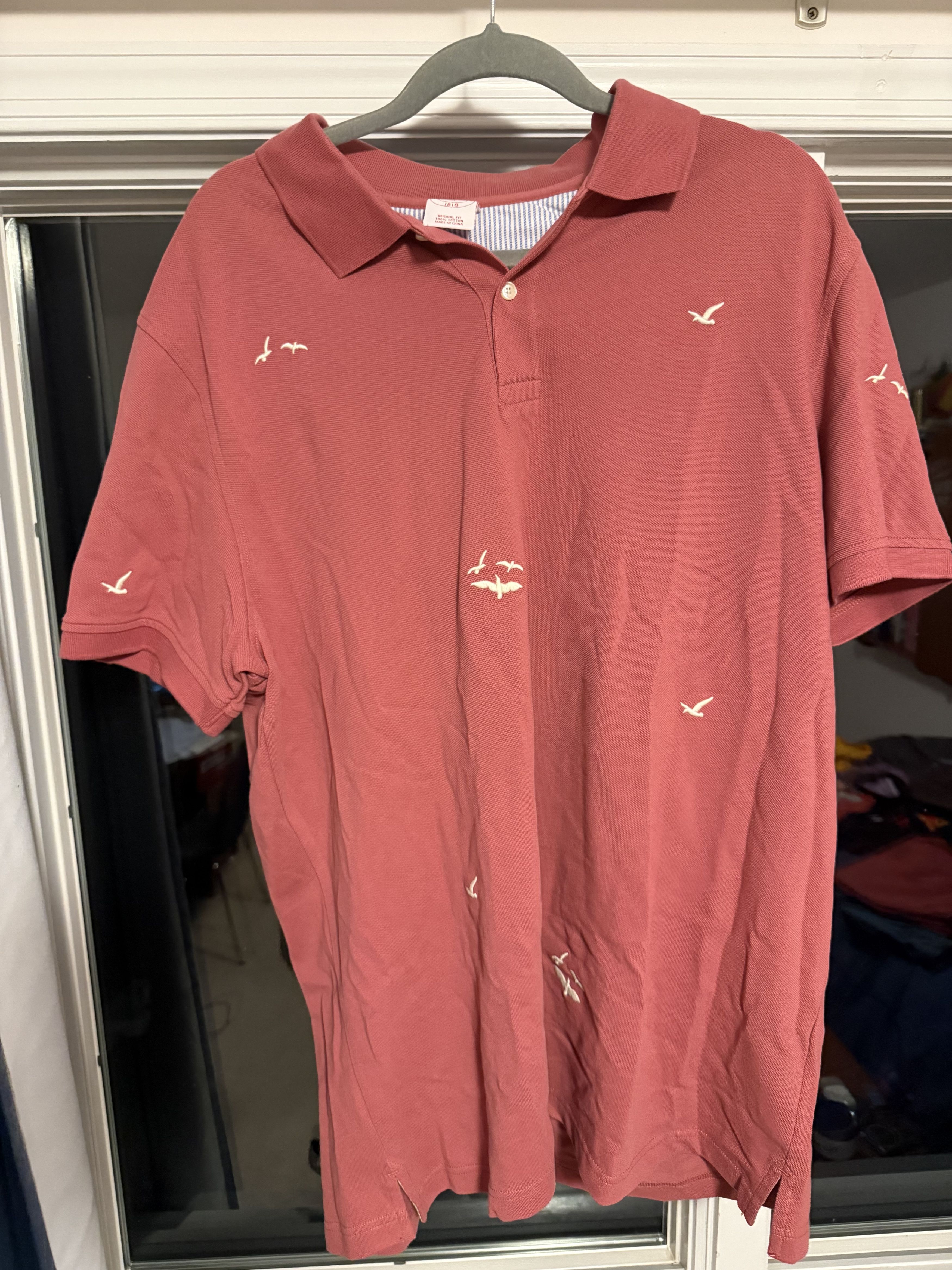 Brooks Brothers Salmon Pink Seagull Polo Size US XL / EU 56 / 4 - 1 Thumbnail