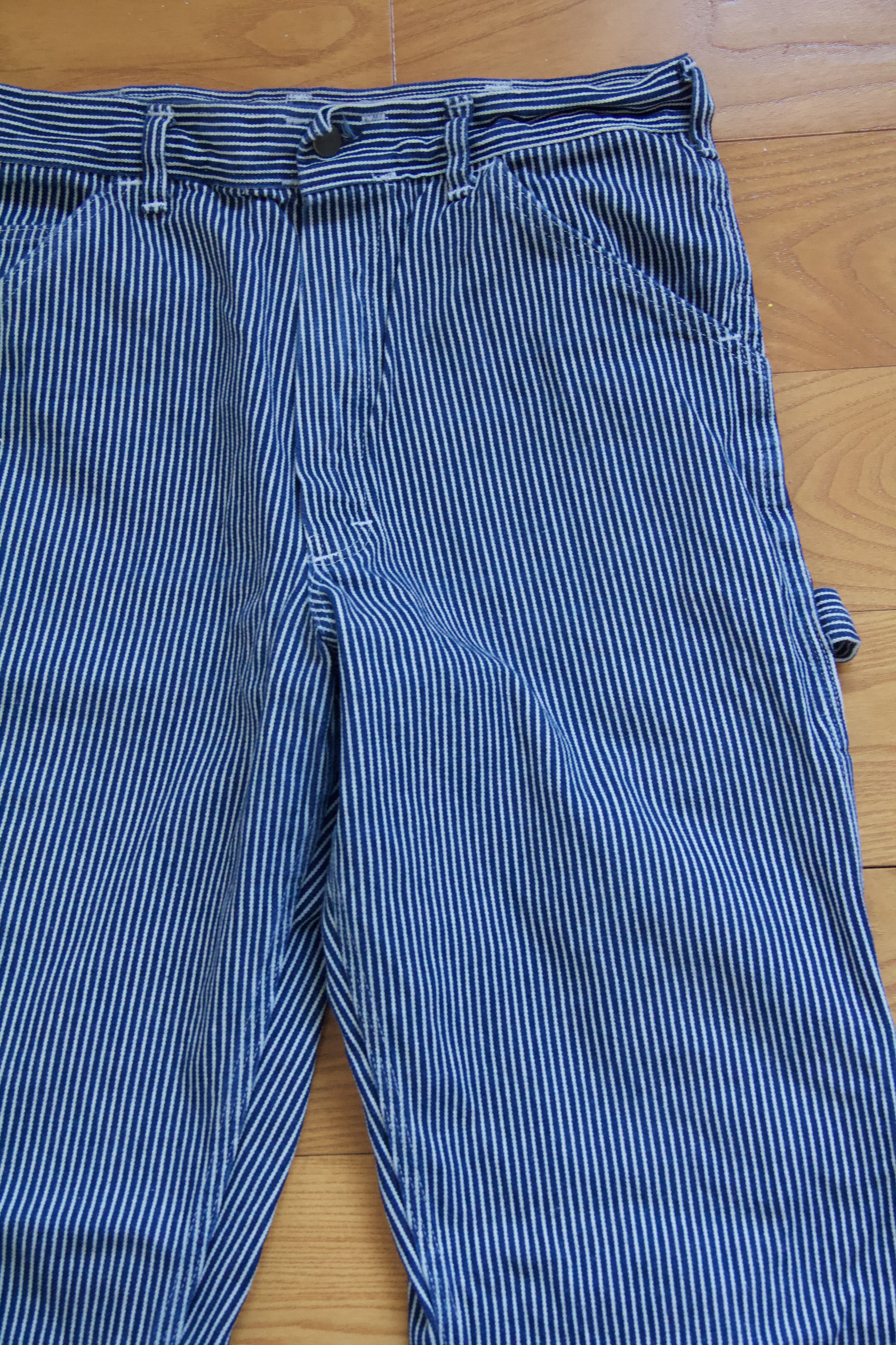 Stan Ray Stan Ray Railroad Stripe Cotton Carpenter Pant W US 32 Size 32" / US 10 / IT 46 - 2 Thumbnail