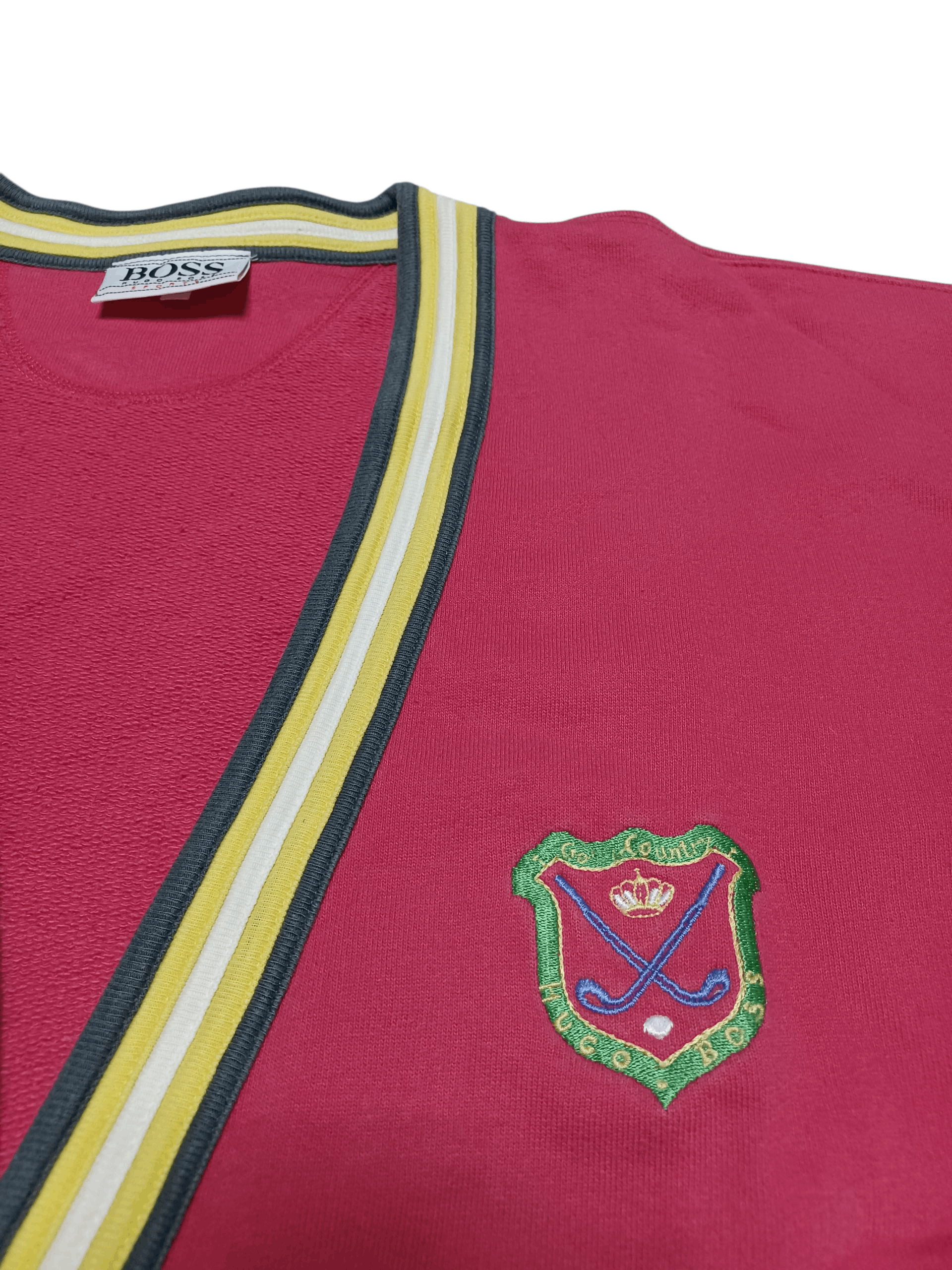 Hugo Boss HUGO BOSS SPORT VINTAGE 90S COTTON CARDIGAN Size US M / EU 48-50 / 2 - 2 Thumbnail