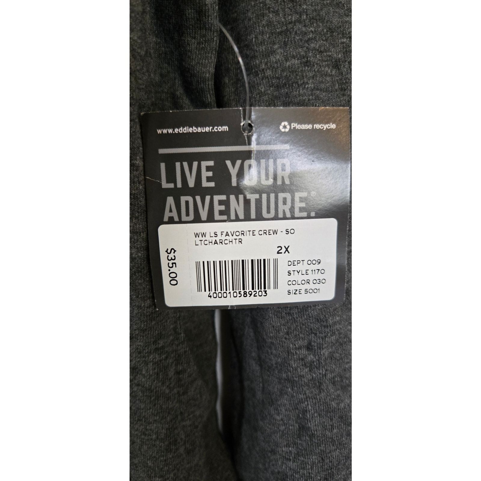 Eddie Bauer Eddie Bauer long sleeve tshirt, size 2X NWT Size XXL / US 16-18 / IT 52-54 - 4 Thumbnail