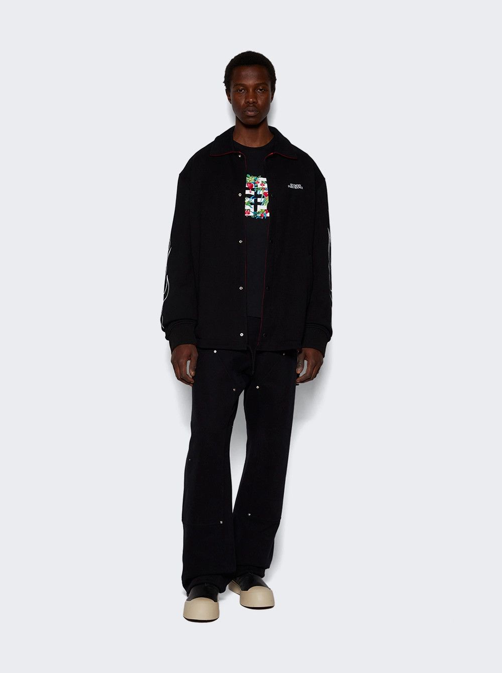 Givenchy o1mle0326 Slim Fit Logo Tee Shirt in Black Size US XXL / EU 58 / 5 - 2 Thumbnail
