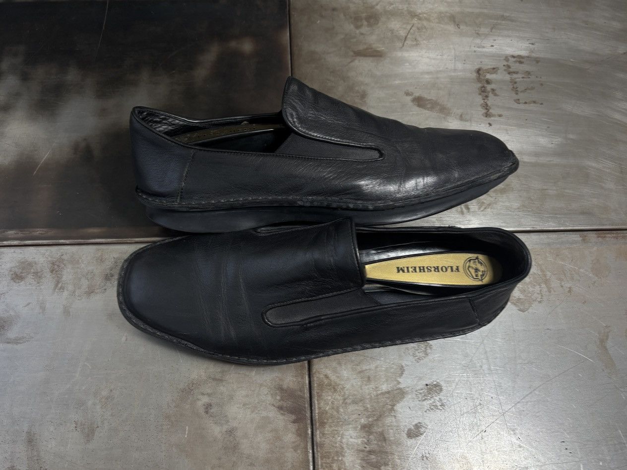Bruno Bordese 2000s Clone by Bruno Bordese Leather Loafers Designer Square Size US 12 / EU 45 - 24 Thumbnail