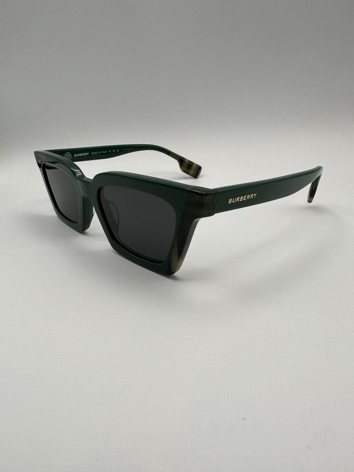 Burberry Burberry Checkered Acetate Sunglasses Size ONE SIZE - 1 Thumbnail