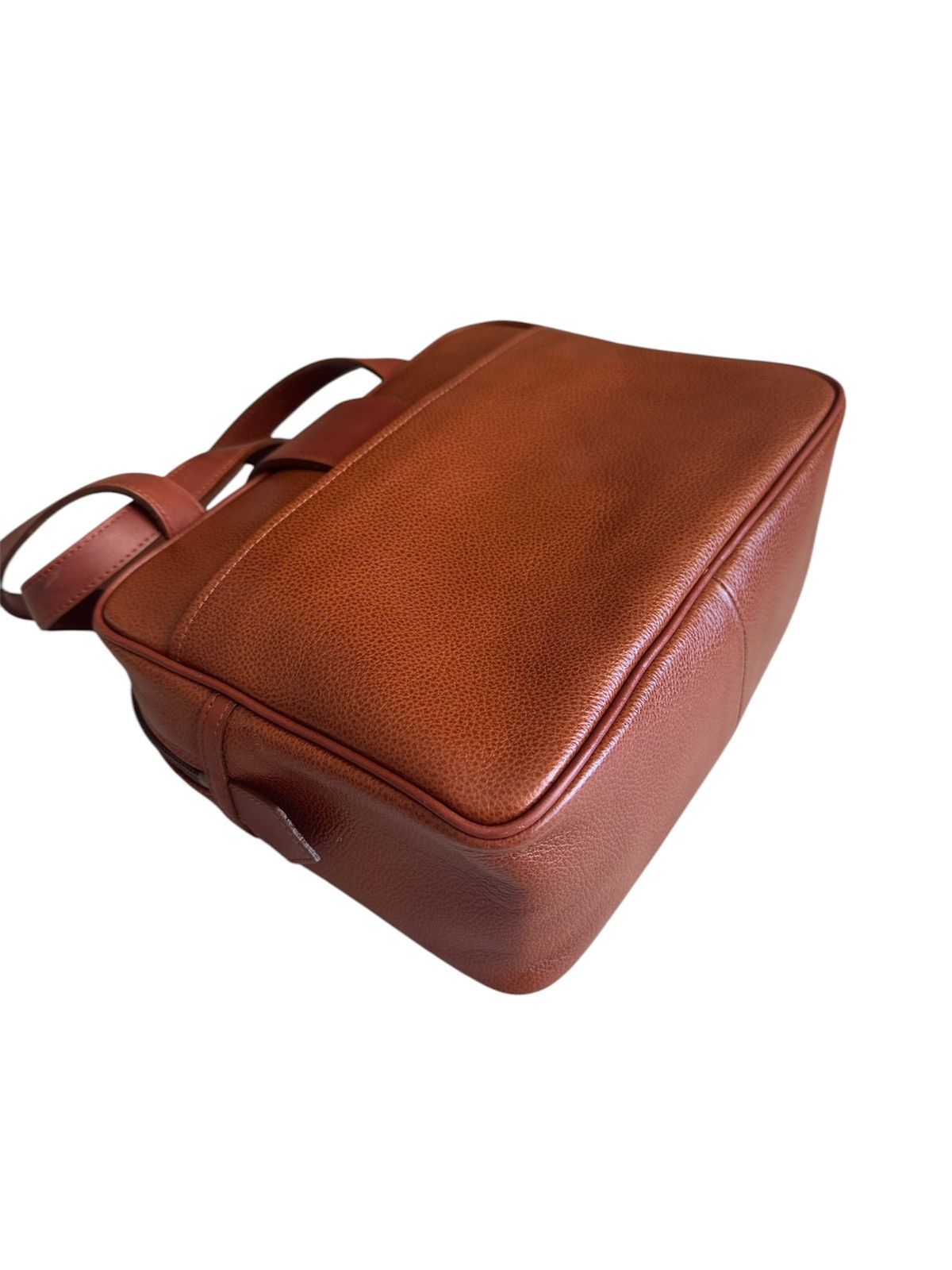 Vintage × Yves Saint Laurent Yves Saint Laurent YSL Brown Leather Handbag Size ONE SIZE - 6 Thumbnail