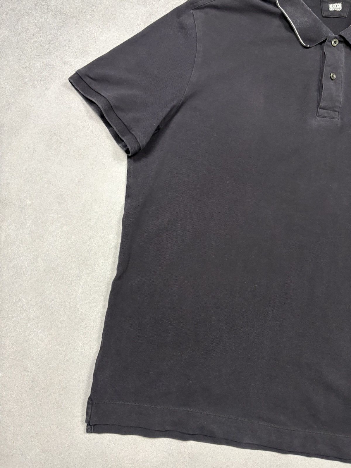 C.P. Company C.P. Company Logo Polo Shirt Black Slim Fit XXXL Casual SS20 Size US XXL / EU 58 / 5 - 3 Thumbnail