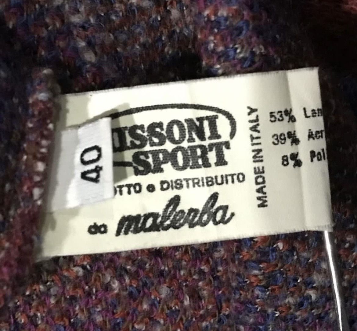 Missoni Missoni Sports Multicolor Turtleneck Knitwear Size US XXS / EU 40 - 4 Thumbnail