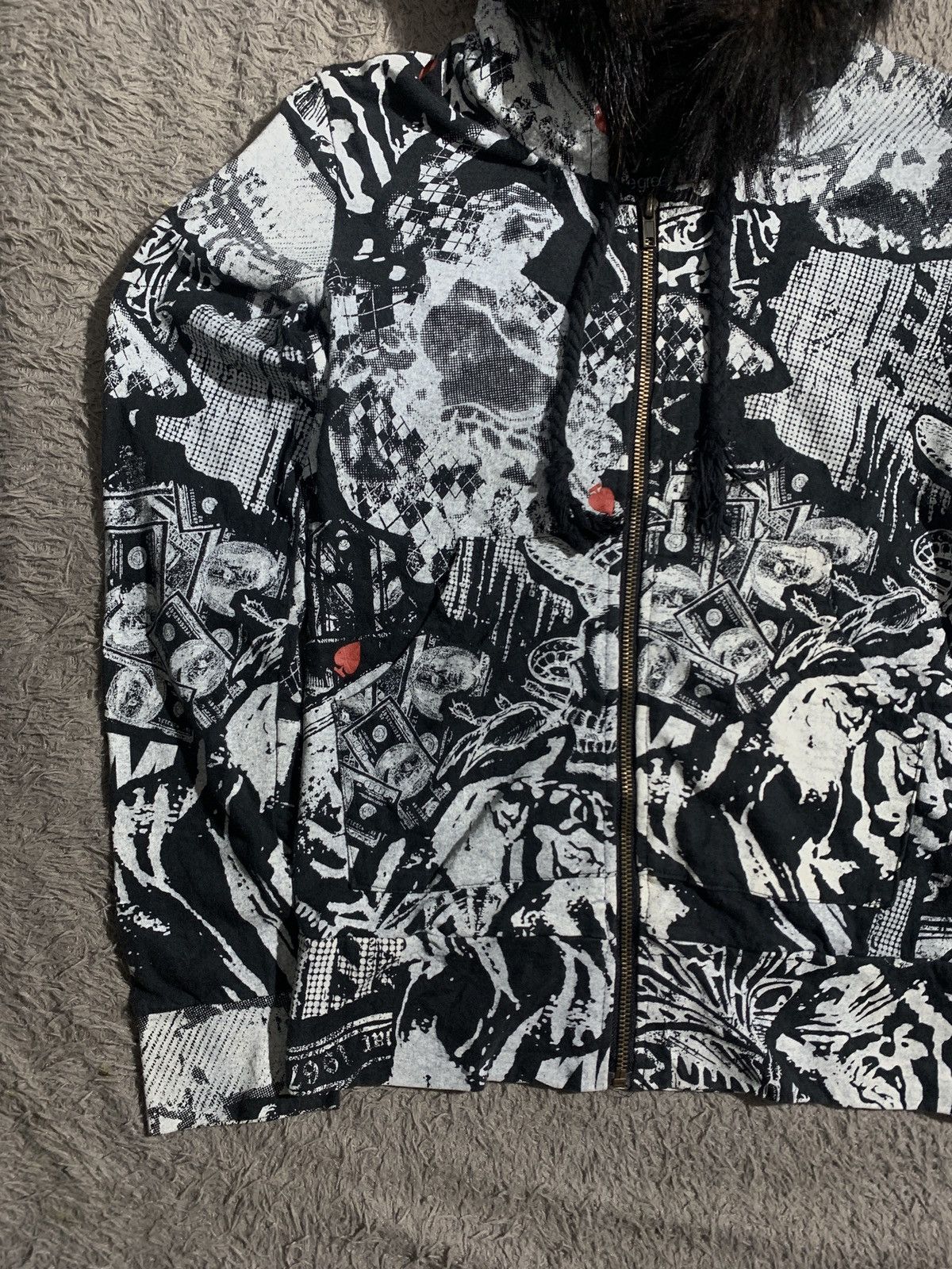 EARNERS HOODIE ZIPPER POEM LGB STYLE