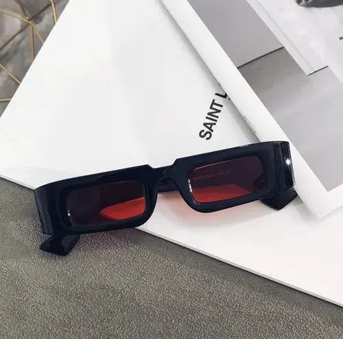 Designer × Vintage Retro square glasses with small frames Size ONE SIZE - 1 Thumbnail