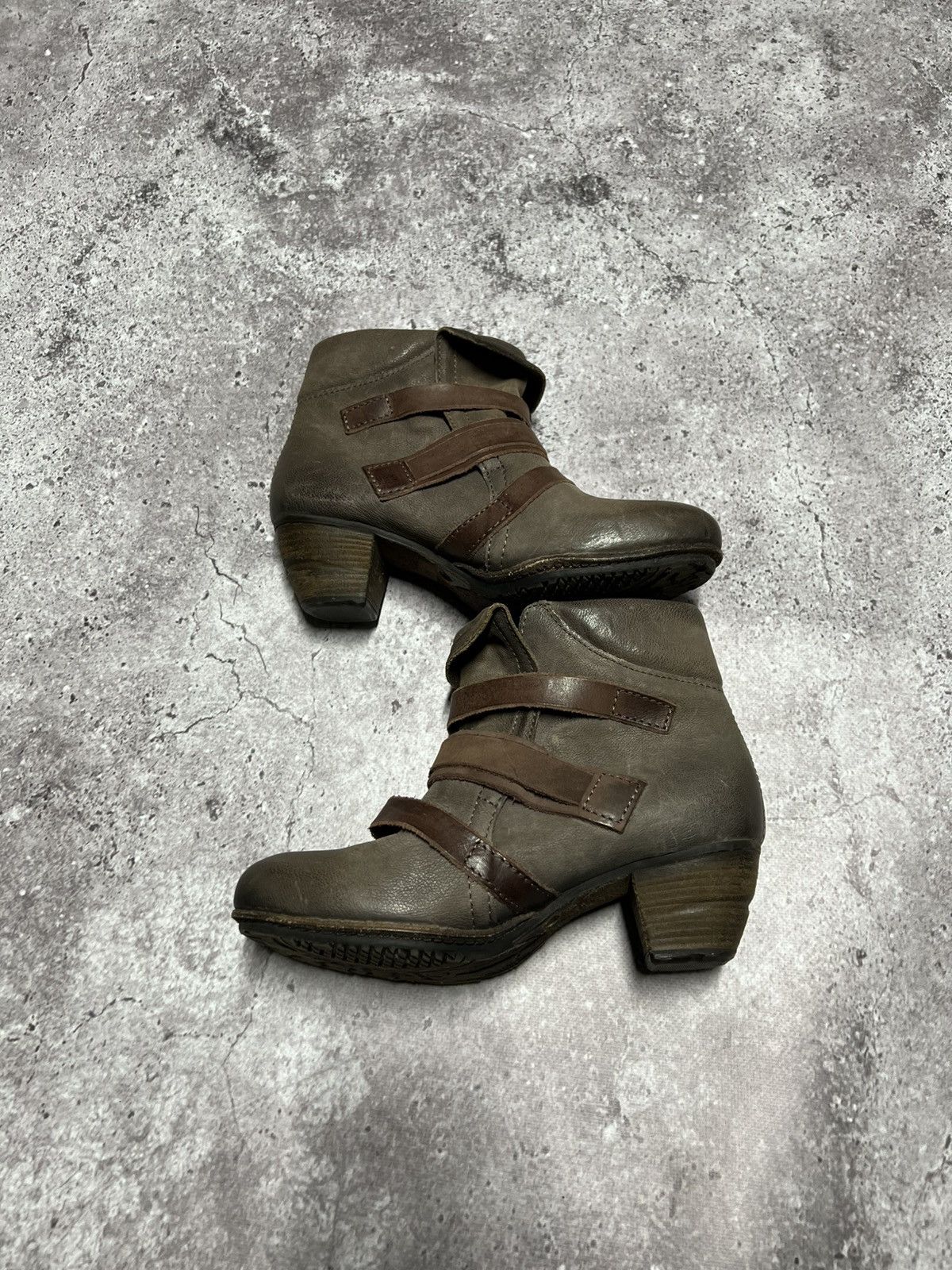 A.S.98 A.S.98 Brown Leather Avantgarde Boho Grunge Boots Size: 39 Size US 9 / IT 39 - 13 Thumbnail