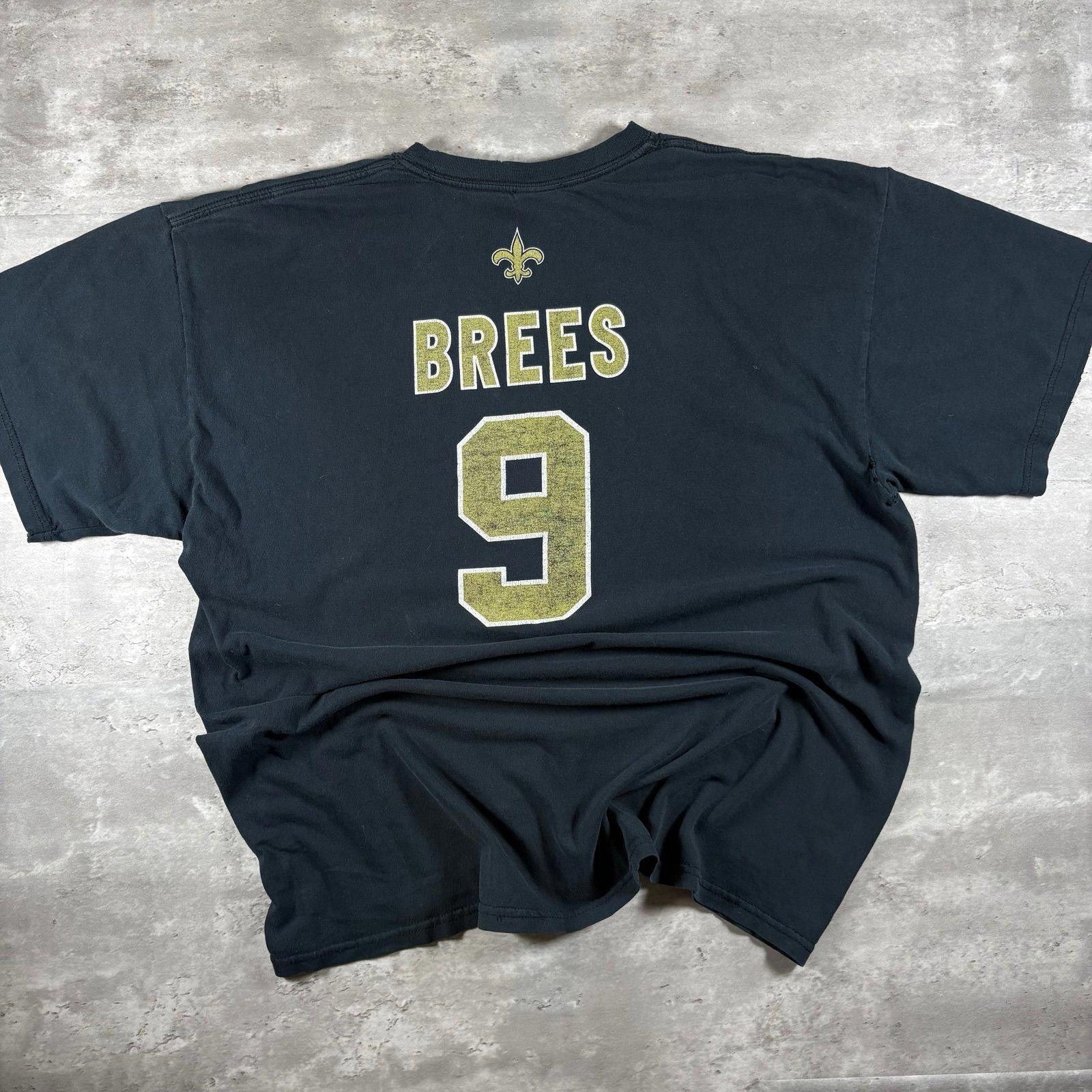Reebok Vintage Saints Drew Brees T-shirt Size US XL / EU 56 / 4 - 1 Thumbnail