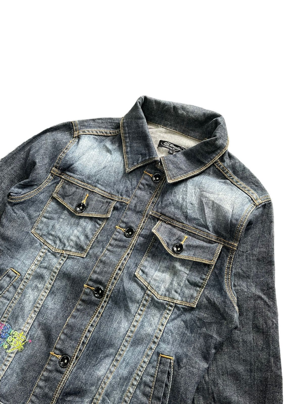 Ed Hardy Ed Hardy Christian Audiger Denim Jacket Size M / US 6-8 / IT 42-44 - 3 Thumbnail