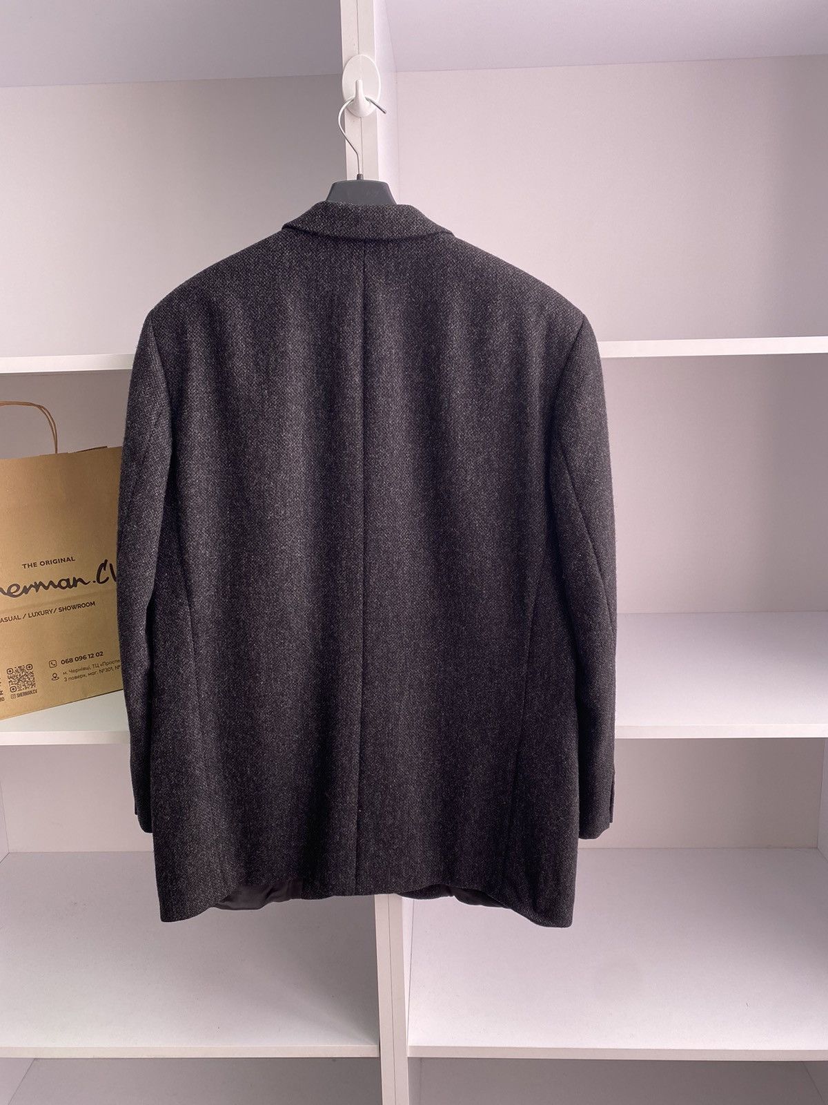 Designer × Vintage × Yves Saint Laurent Vintage YSL Yves Saint Laurent Men's Wool Tweed Suit Jacket Size 40L - 16 Thumbnail