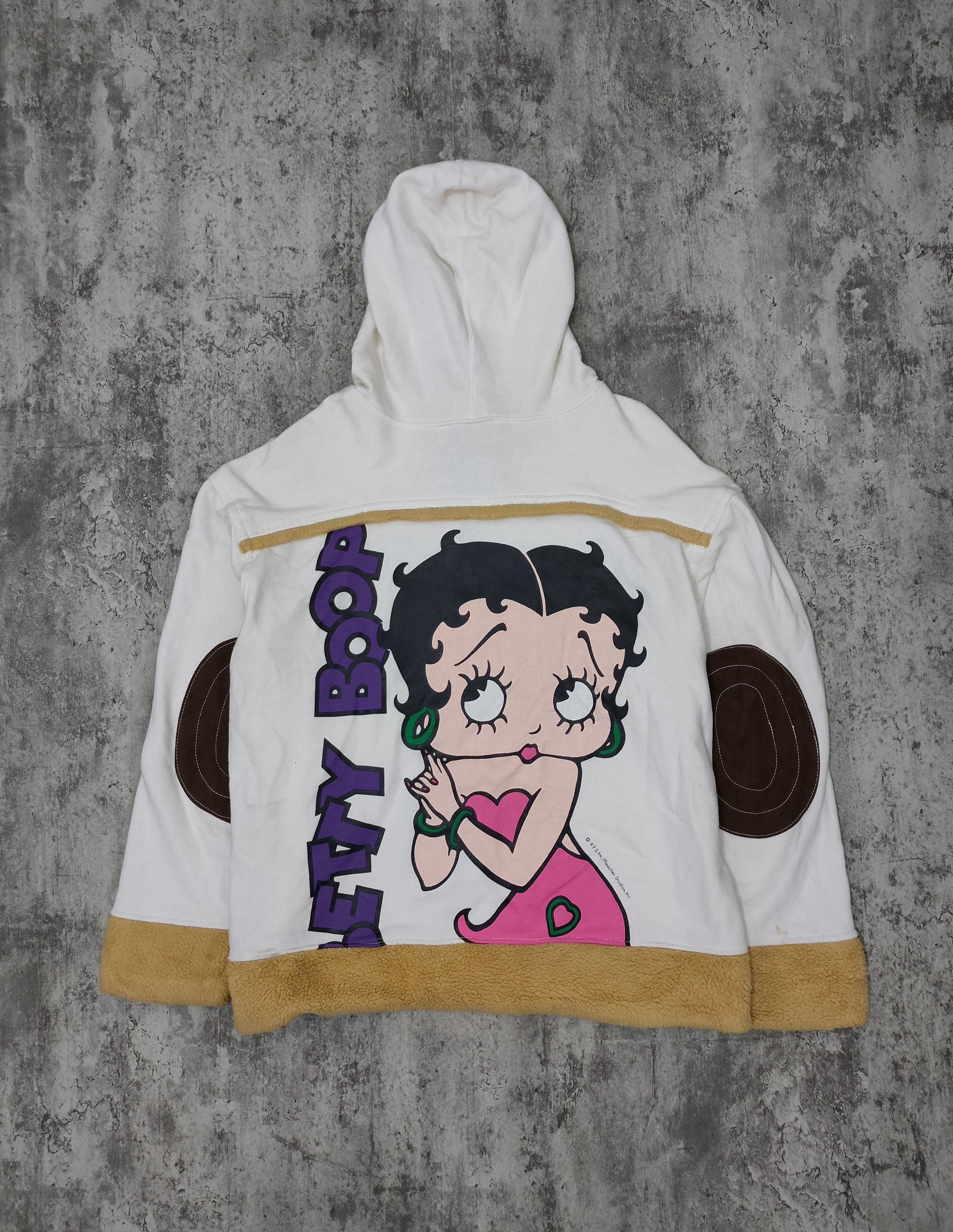Cartoon Network × Japanese Brand × Vintage Vintage Betty Boop by Fleischer Studio Inc Zip hoodie Size US L / EU 52-54 / 3 - 1 Thumbnail