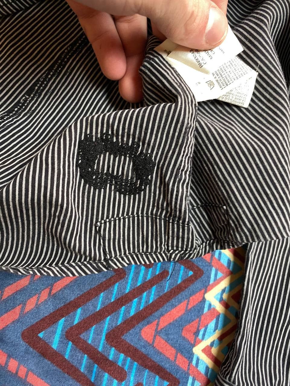 Diesel Vintage Y2K shirt striped Diesel luxury size L streetwear Size US L / EU 52-54 / 3 - 13 Thumbnail