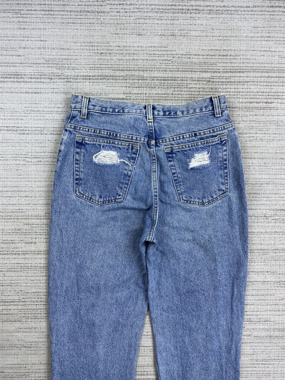 If Six Was Nine × Jones New York × Vintage Vintage Jones Jeans Ripped Style Denim Pants Size US 28 / EU 44 - 8 Thumbnail