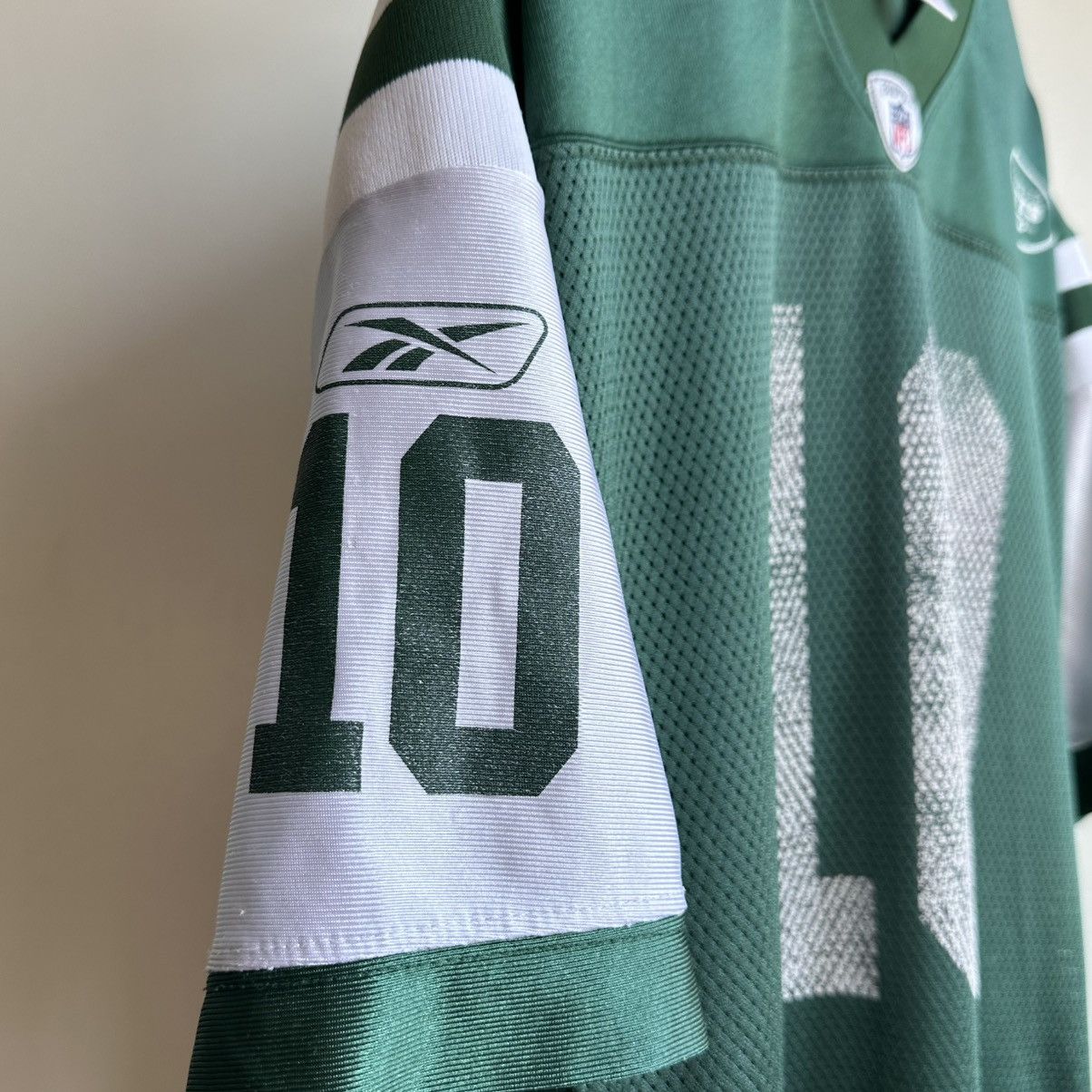 NFL Vintage New York Jets Santonio Holmes #10 NFL Jersey Size US L / EU 52-54 / 3 - 8 Thumbnail