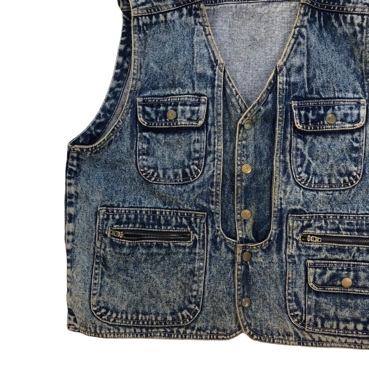 Japanese Brand Vintage Vest Denim Jacket Size US M / EU 48-50 / 2 - 3 Thumbnail