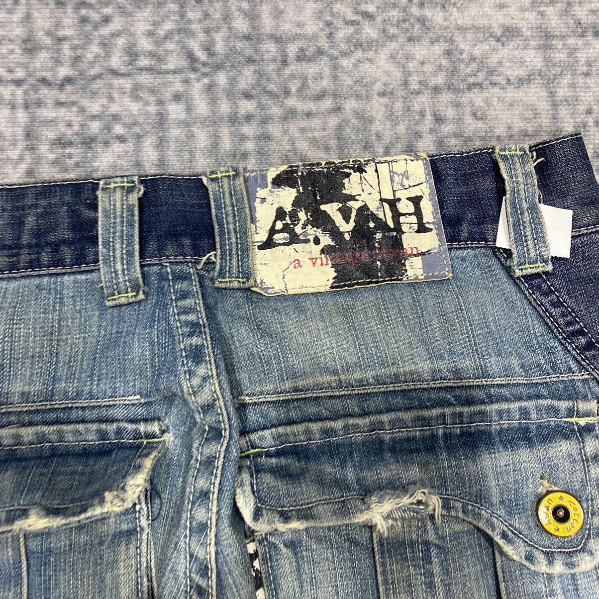 Hysteric Glamour Sick☠️ AVH Flare Cargo Jeans Baggy Loose Distressed 90s Size US 30 / EU 46 - 14 Thumbnail