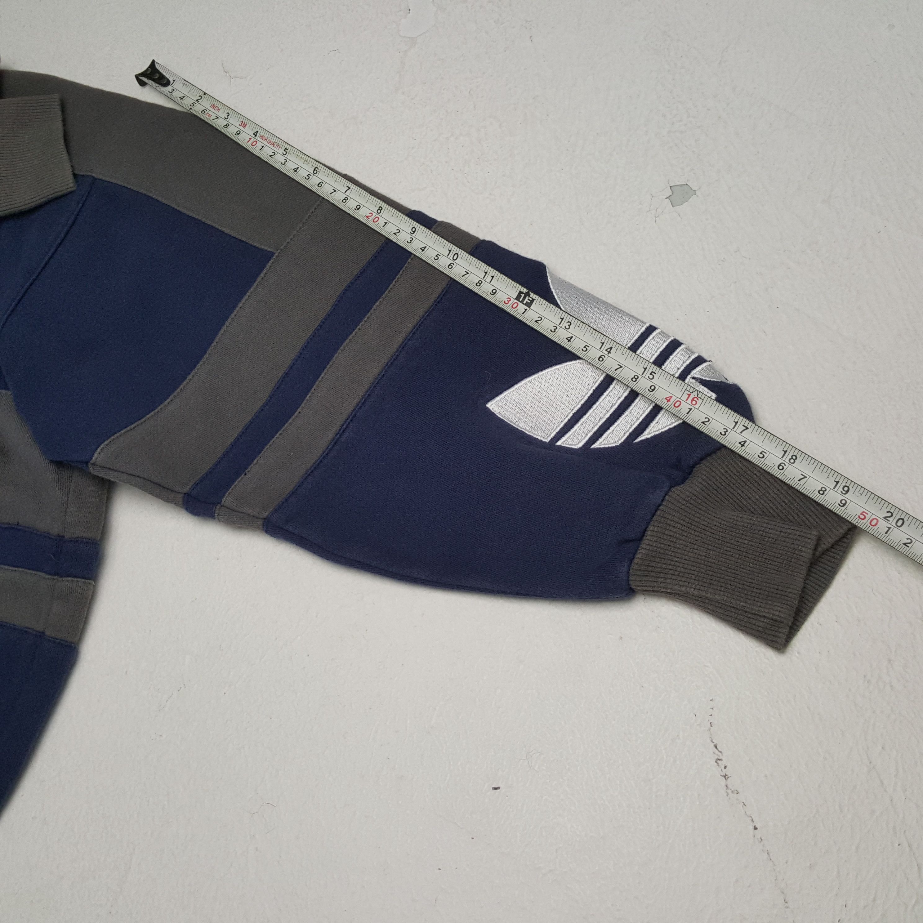 Adidas × Vintage ADIDAS THREE STRIPES Nice Design Fashion Style Sweatshirt Size L / US 10 / IT 46 - 6 Thumbnail