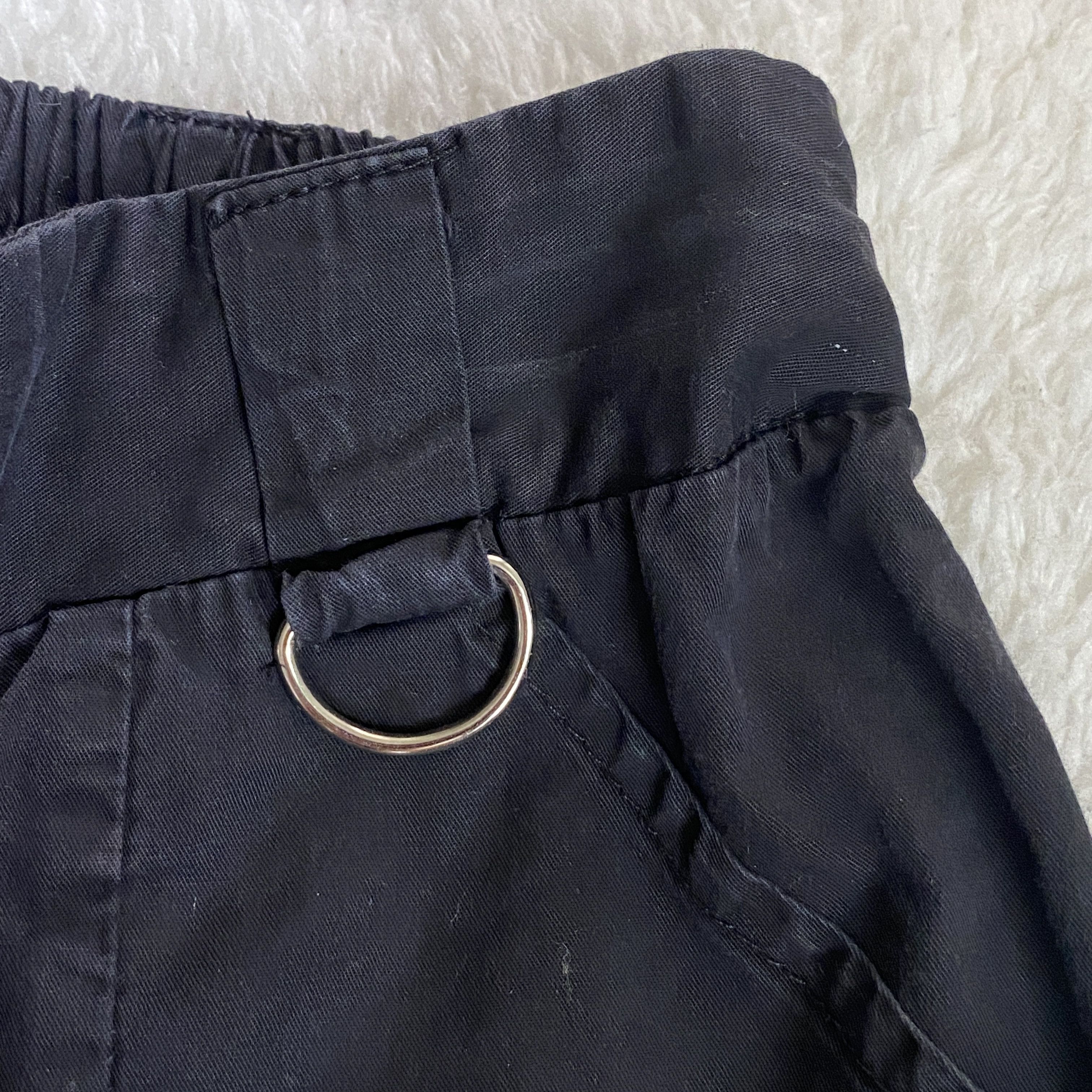 Other Y2K Streetwear Black Cargo Jogger Pants – Size Small Size 27" / US 4 / IT 40 - 6 Thumbnail