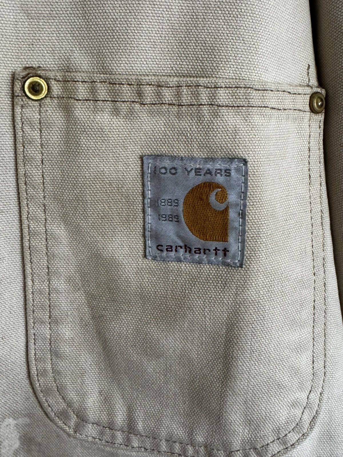 Carhartt Made in USA Carhartt 100 year anniv button up work coat Size US XL / EU 56 / 4 - 4 Thumbnail