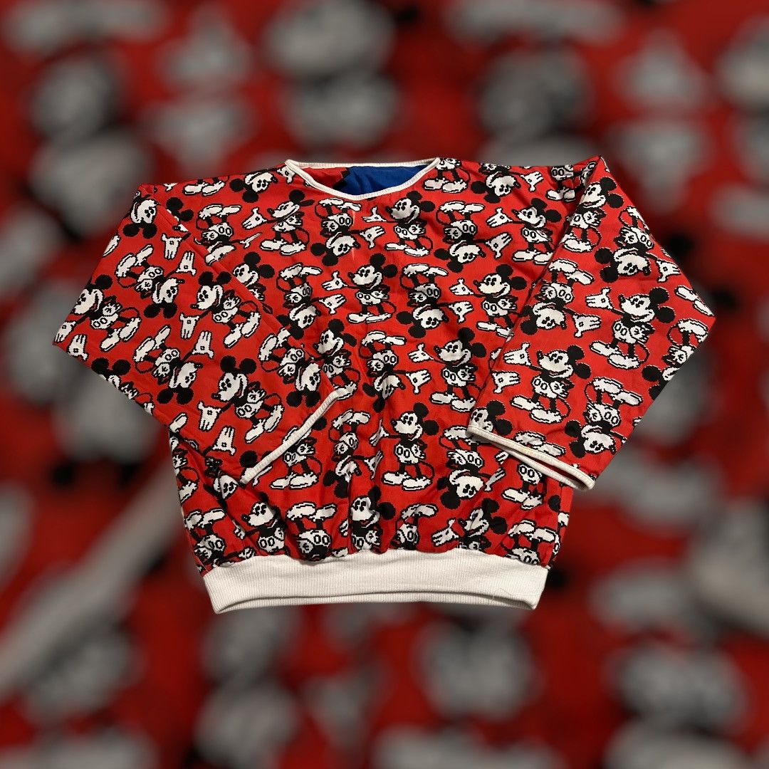 Disney × Mickey Mouse × Vintage Vintage Micky mouse Reversible longsleeve Size US L / EU 52-54 / 3 - 4 Thumbnail