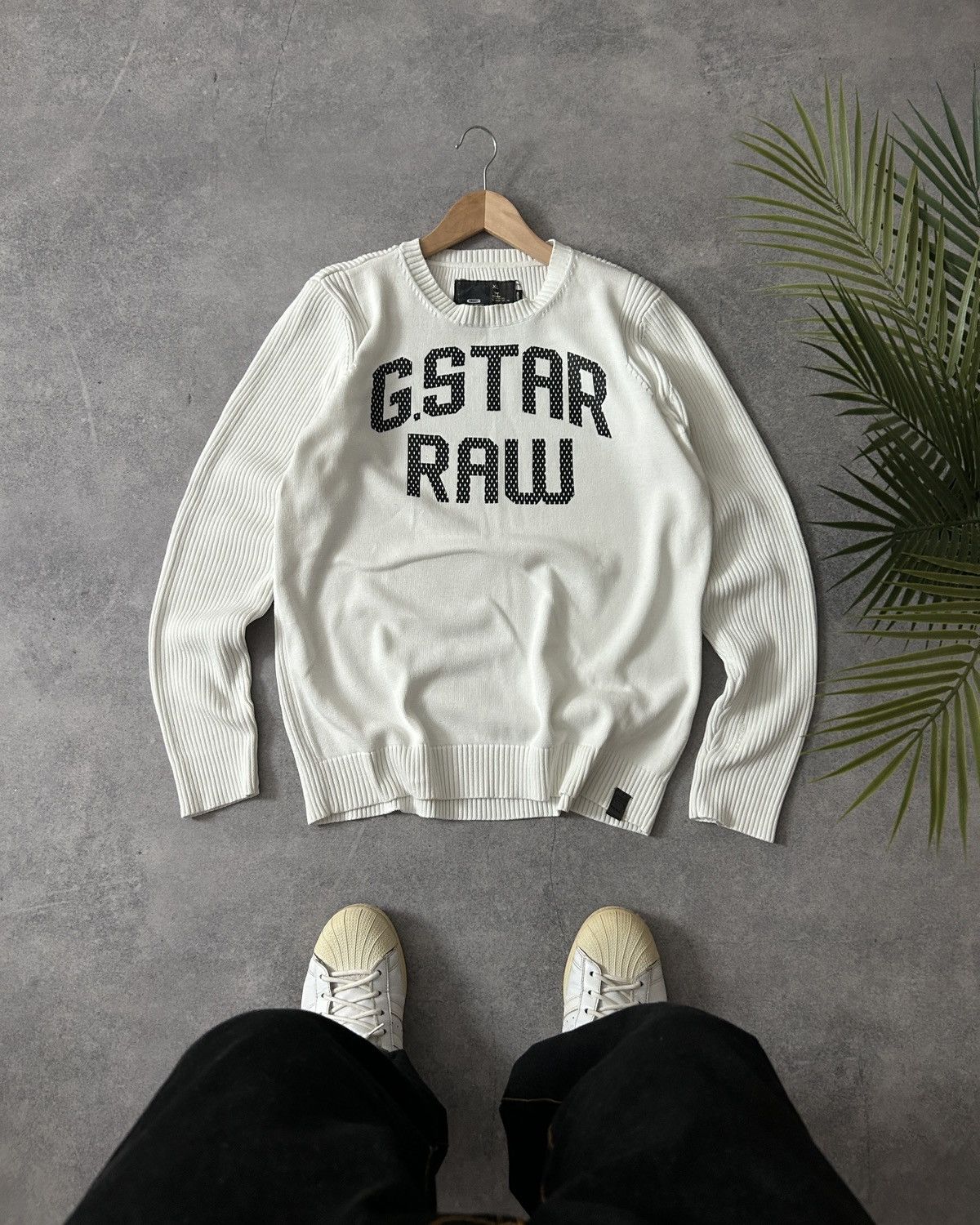 G-Star G-Star Raw Big logo sweatshirt mens y2k mens Size US L / EU 52-54 / 3 - 1 Thumbnail