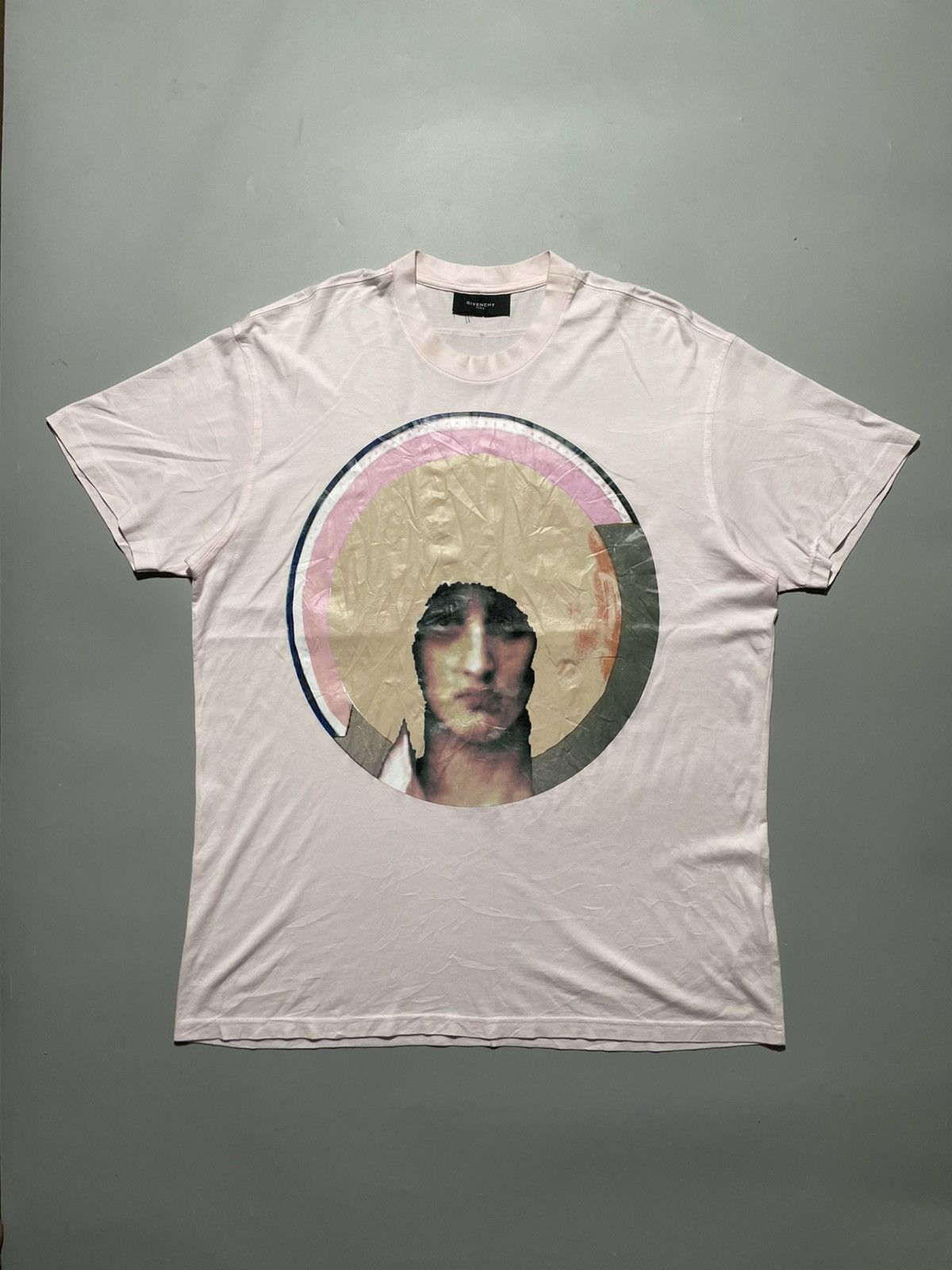 Givenchy Givenchy Pink Halo Madonna Oversized Shirt Size US XS / EU 42 / 0 - 1 Thumbnail