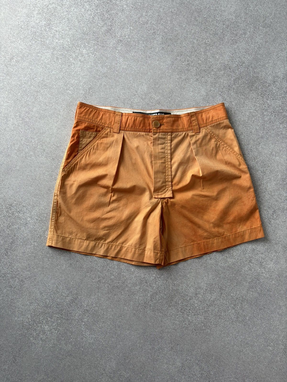 Jacquemus Jacquemus Le Coup De Soleil Orange Pattern Cotton Shorts Size US 32 / EU 48 - 4 Thumbnail