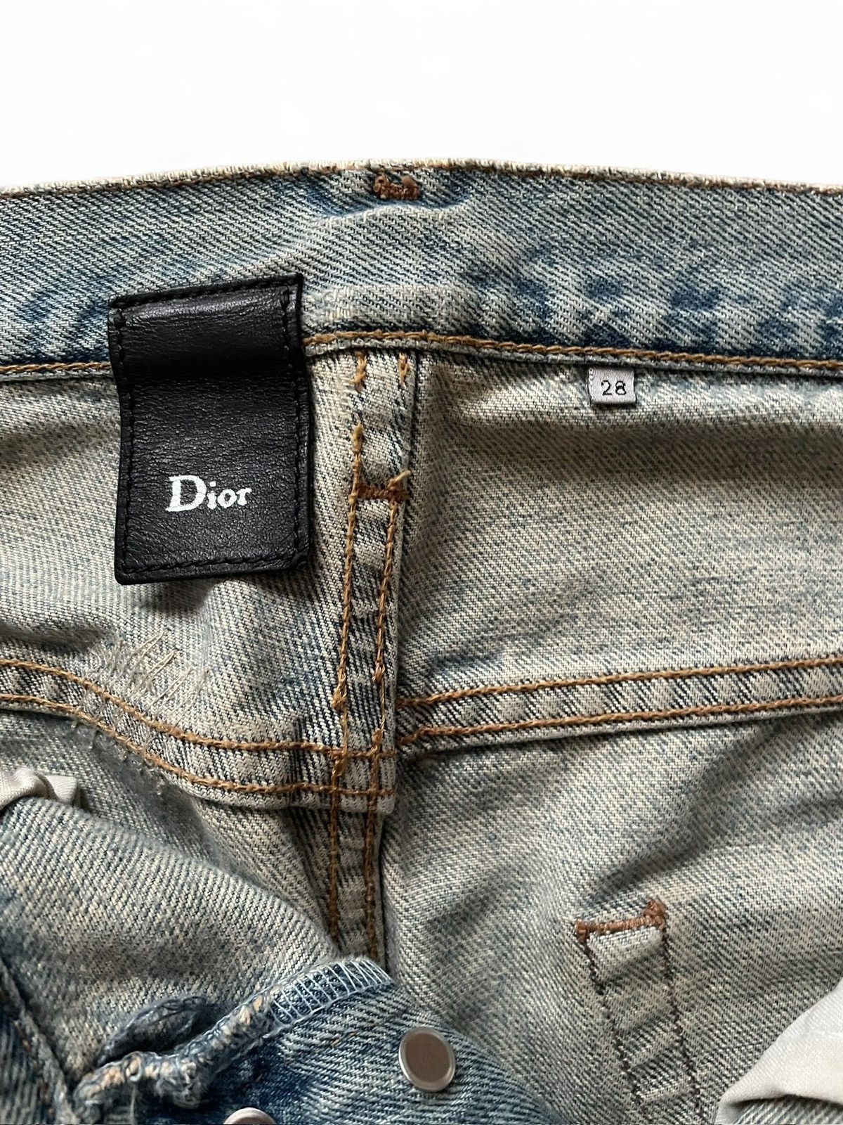 Dior Dior 06 crash denim Size US 28 / EU 44 - 3 Thumbnail