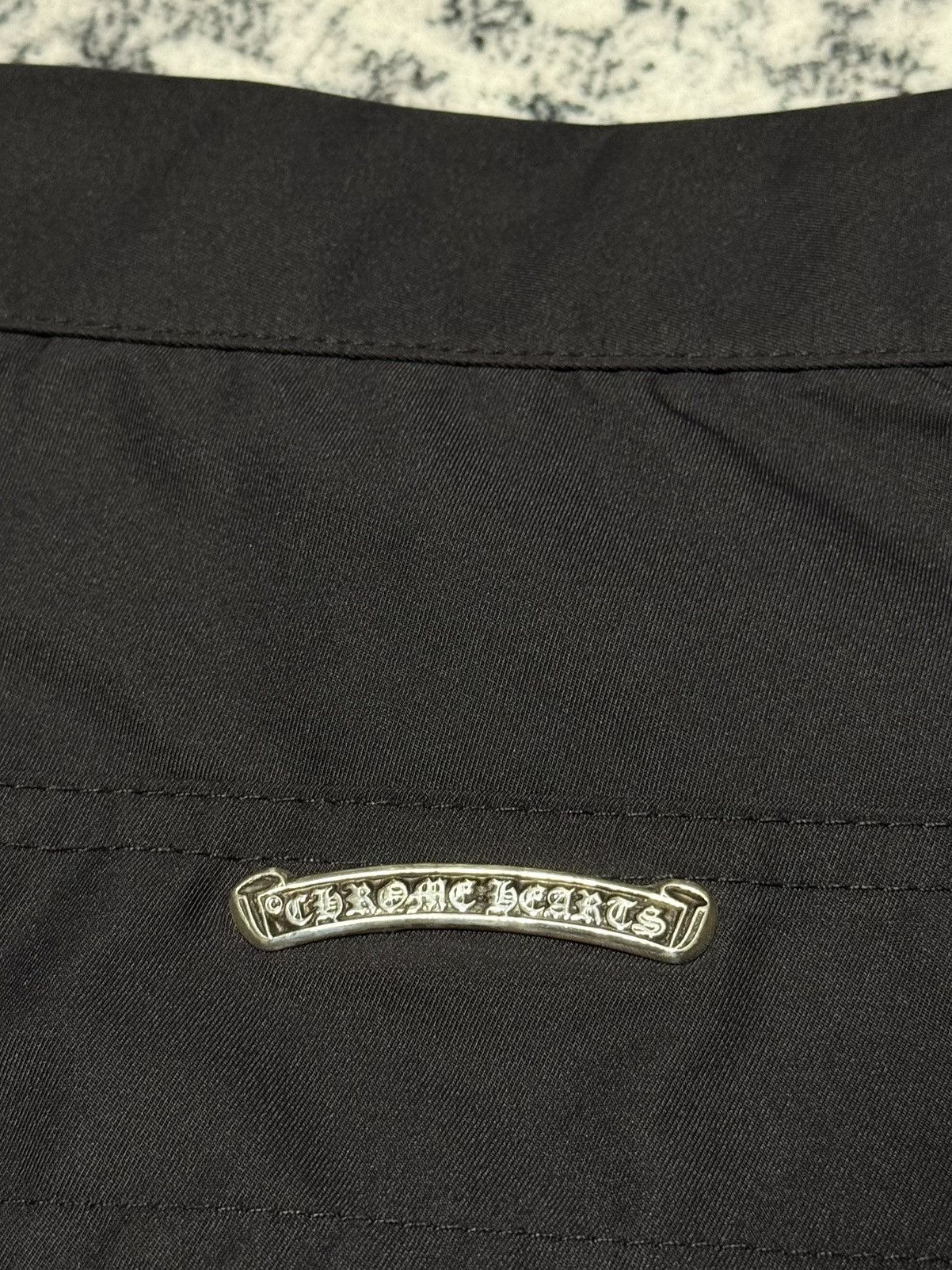 Chrome Hearts Chrome Hearts Cross Patch Leather Double Knee Shorts Size US 34 / EU 50 - 6 Thumbnail