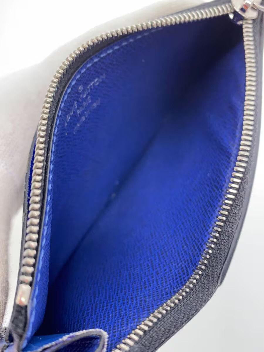 Louis Vuitton Louis Vuitton Taigarama Coin Card Holder Navy Blue Size ONE SIZE - 4 Thumbnail