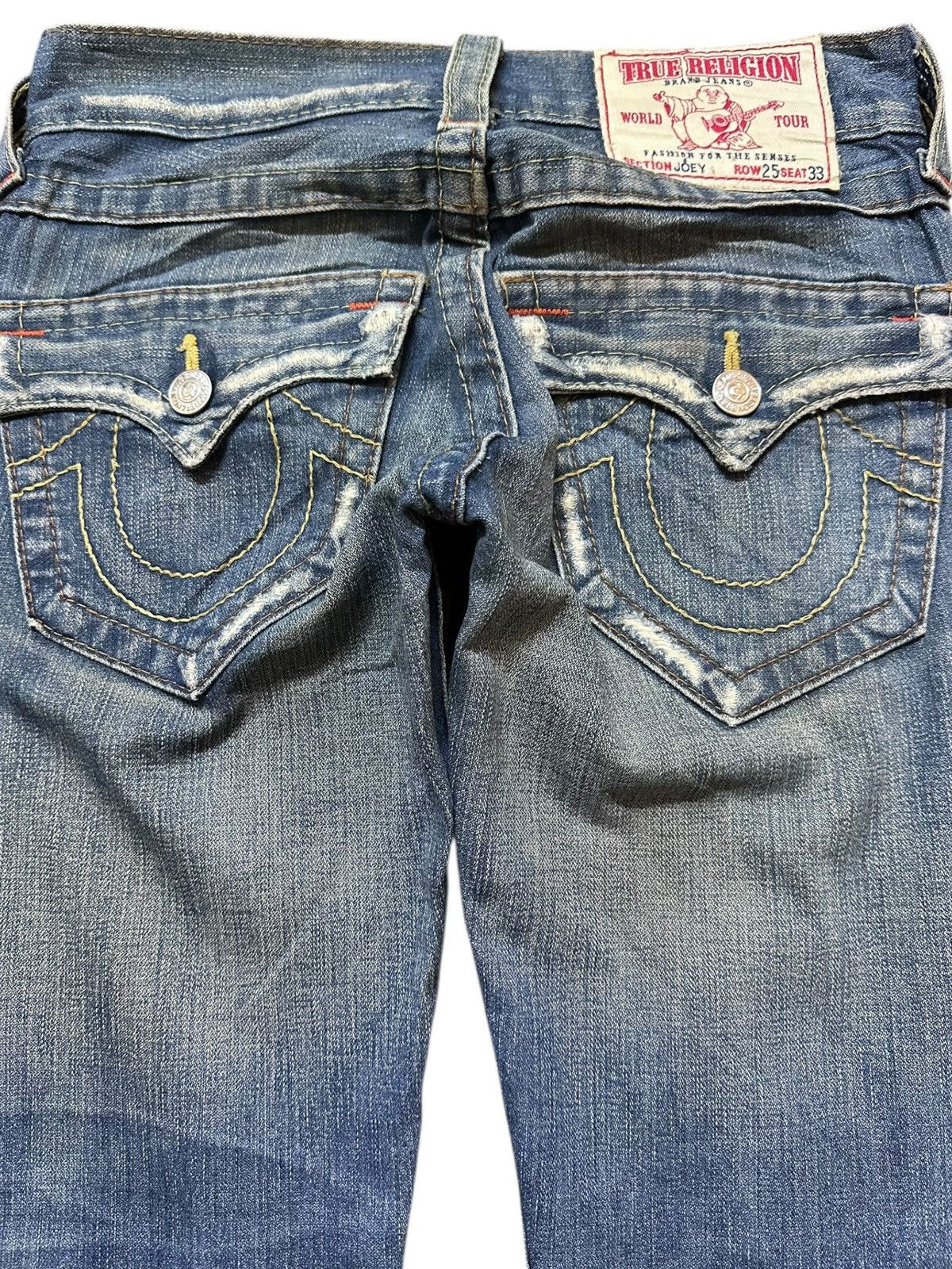 True Religion Vintage True Religion Joey Flare Non Alignment Grunge Denim Size US 29 - 5 Thumbnail