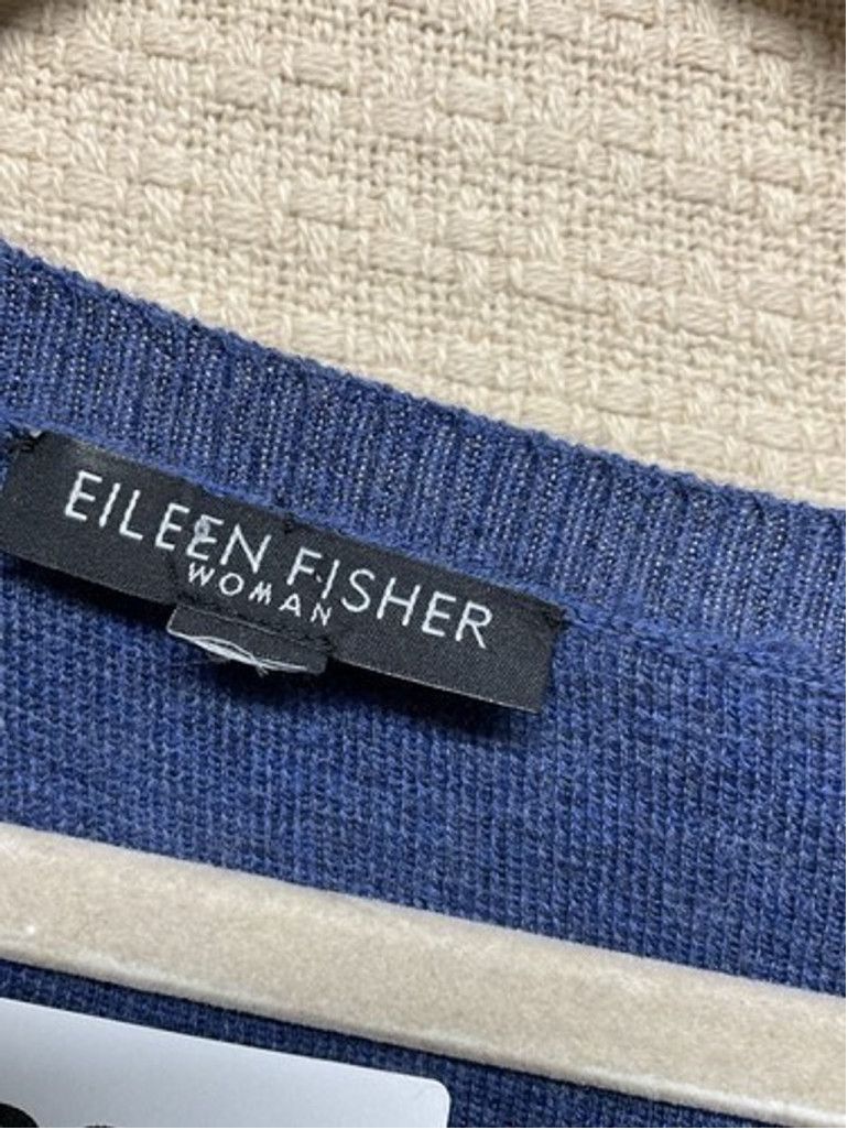 Eileen Fisher Eileen Fisher Wool HighLow Hem BoatNeck Sweater Women Size L Size L / US 10 / IT 46 - 2 Thumbnail