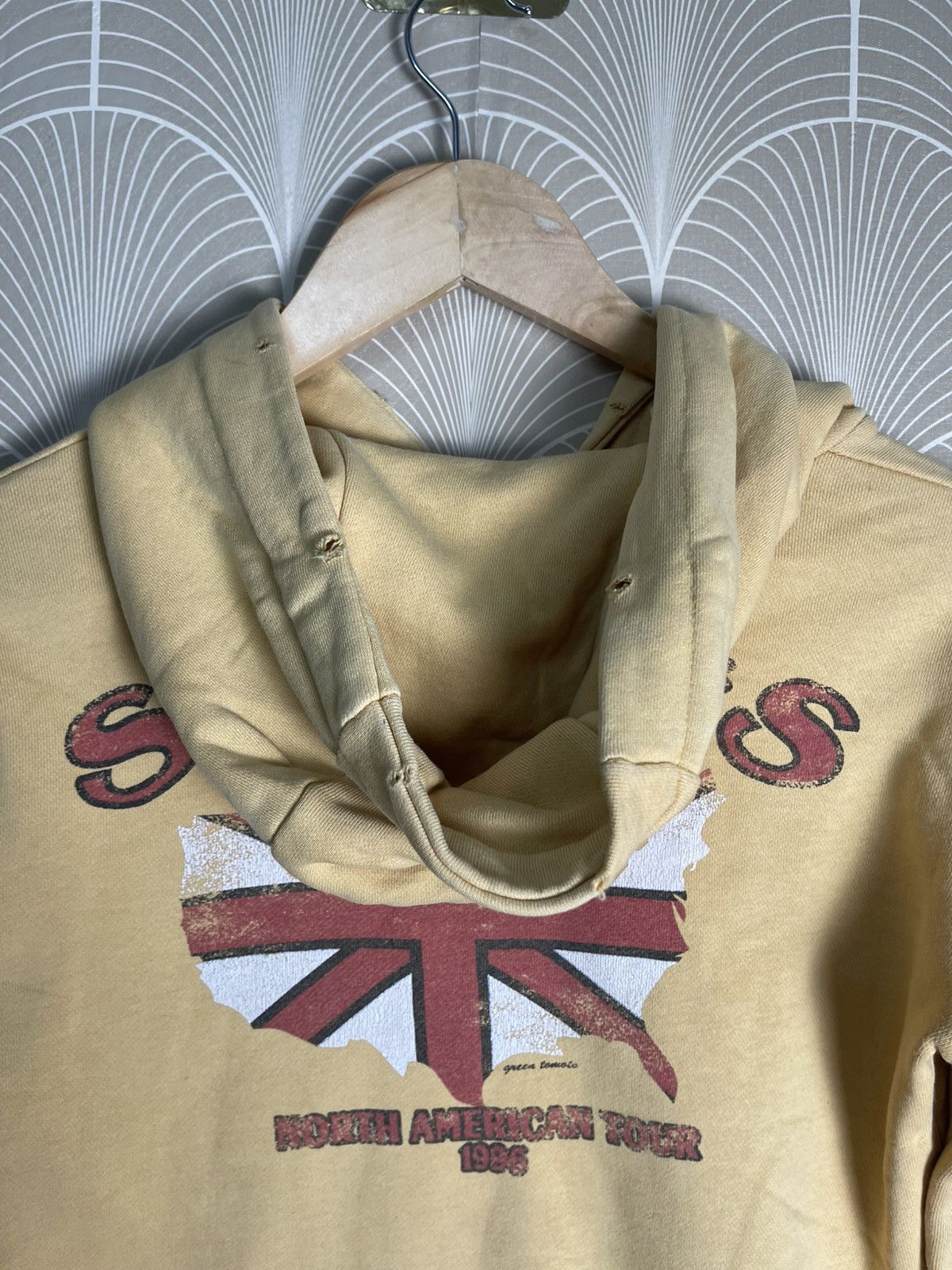 Band Tees × The Rolling Stones × Vintage VINTAGE THE ROLLING STONES TOUR 1996 HOODIE SWEATER Size S / US 4 / IT 40 - 19 Thumbnail