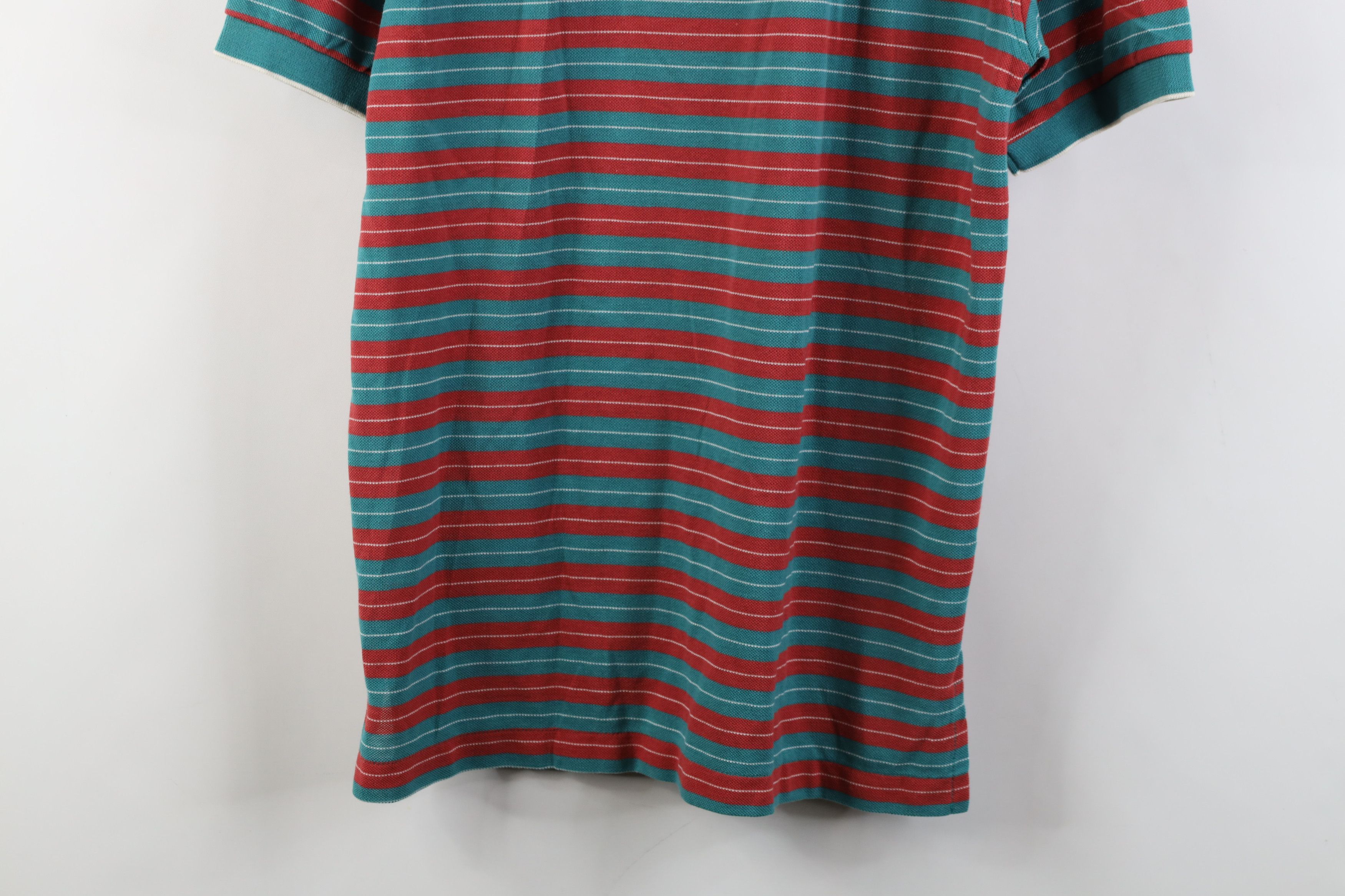 Vintage Vintage 70s Streetwear Block Knit Golf Polo Shirt Japan Size US M / EU 48-50 / 2 - 11 Thumbnail