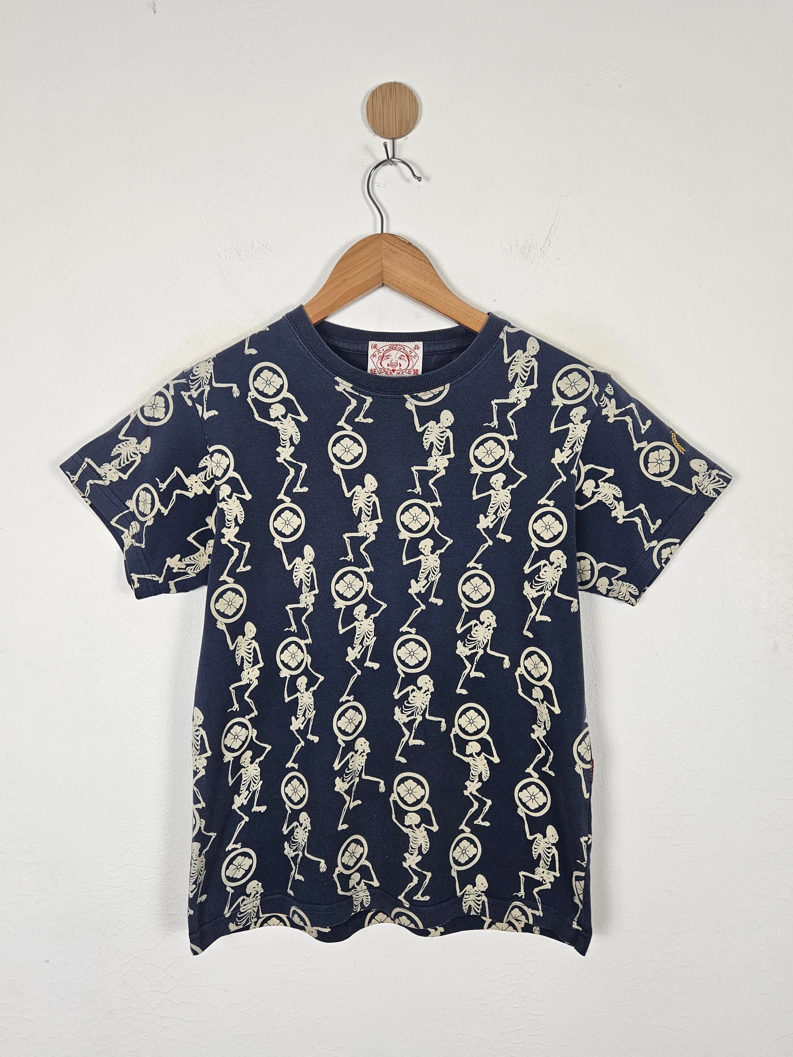 Evisu Evisu skeleton Shirt Size US S / EU 44-46 / 1 - 1 Thumbnail
