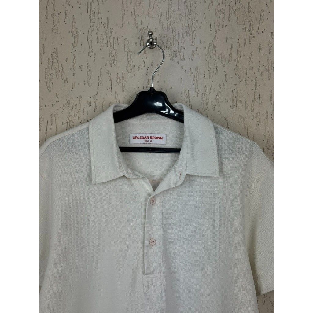 Orlebar Brown Orlebar Brown Sebastian Polo Shirt Size XL Tailored Fit Whit Size US XL / EU 56 / 4 - 4 Thumbnail