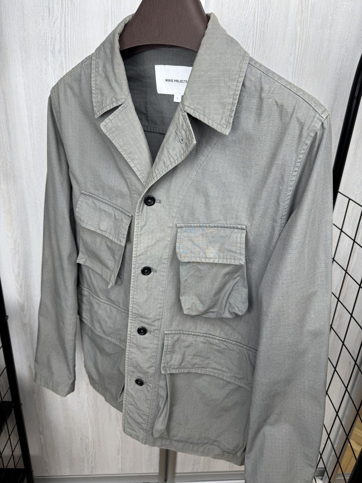 Norse Projects Norse Projects MADS RIPSTOP TAB SERIES multipocket jacket Size US S / EU 44-46 / 1 - 5 Thumbnail