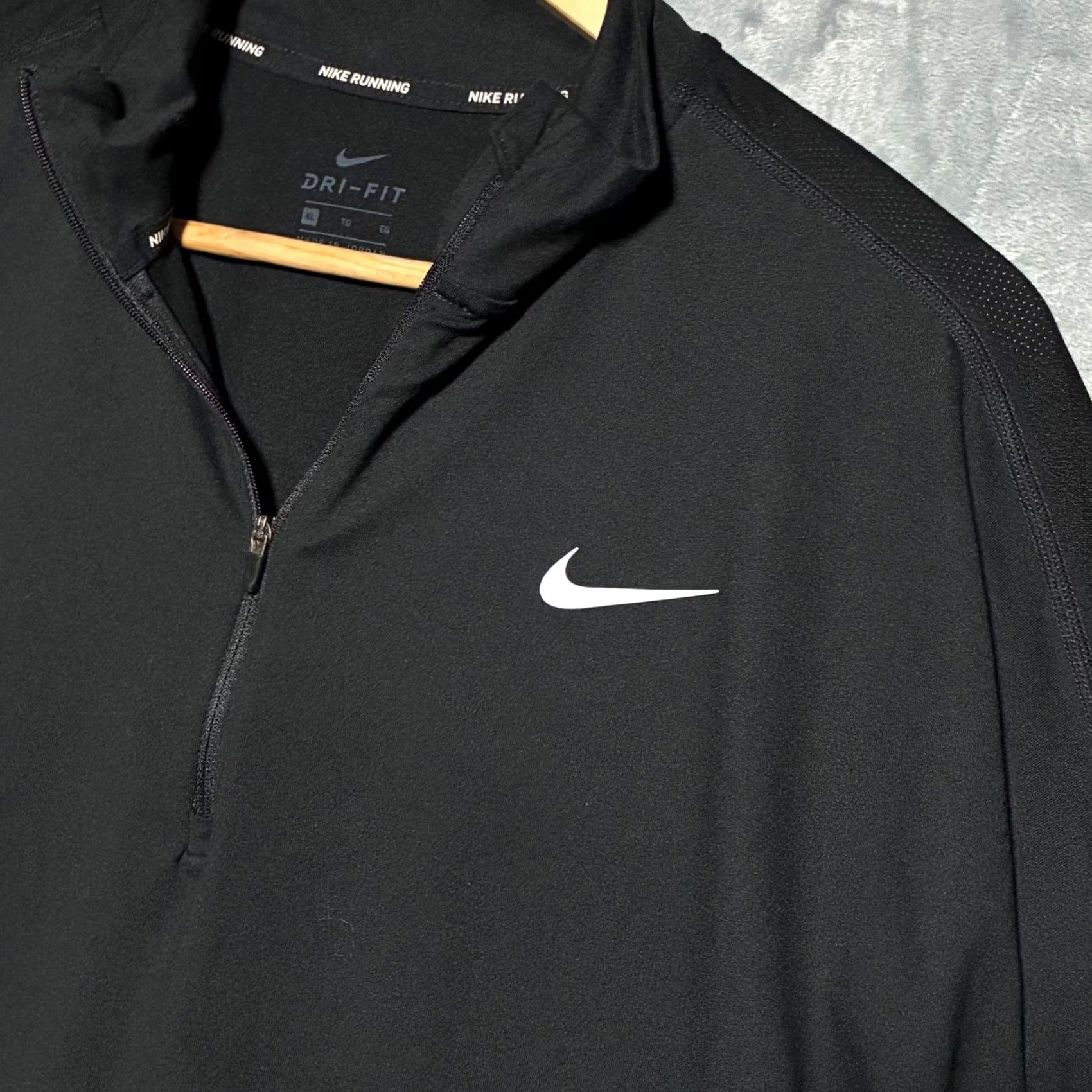 Nike Nike Dri-FIT Women XL Black Running Pullover Size XL / US 12-14 / IT 48-50 - 3 Thumbnail